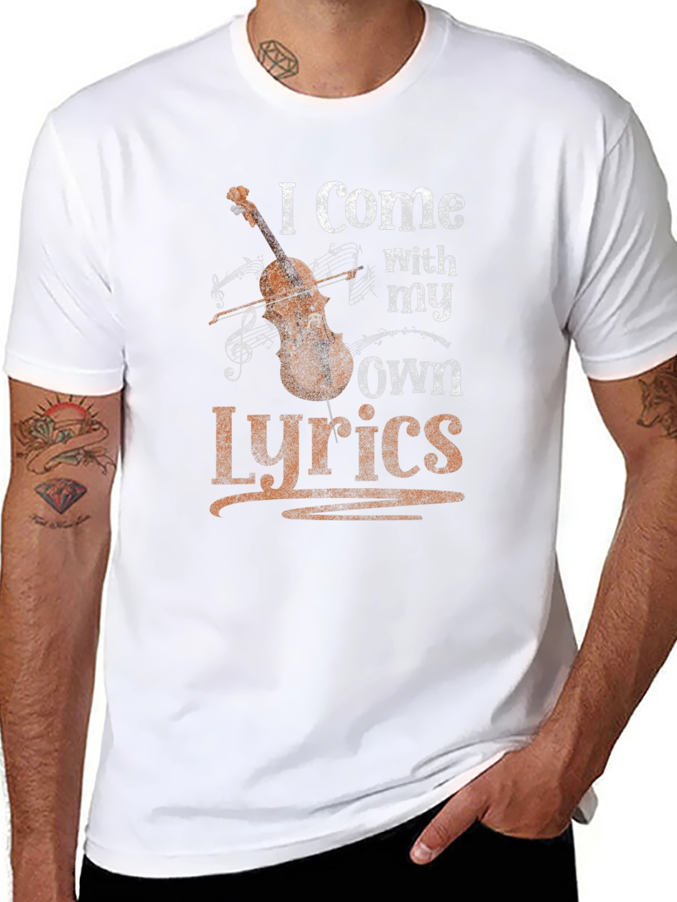 Violin Music Lyrics T-Shirt