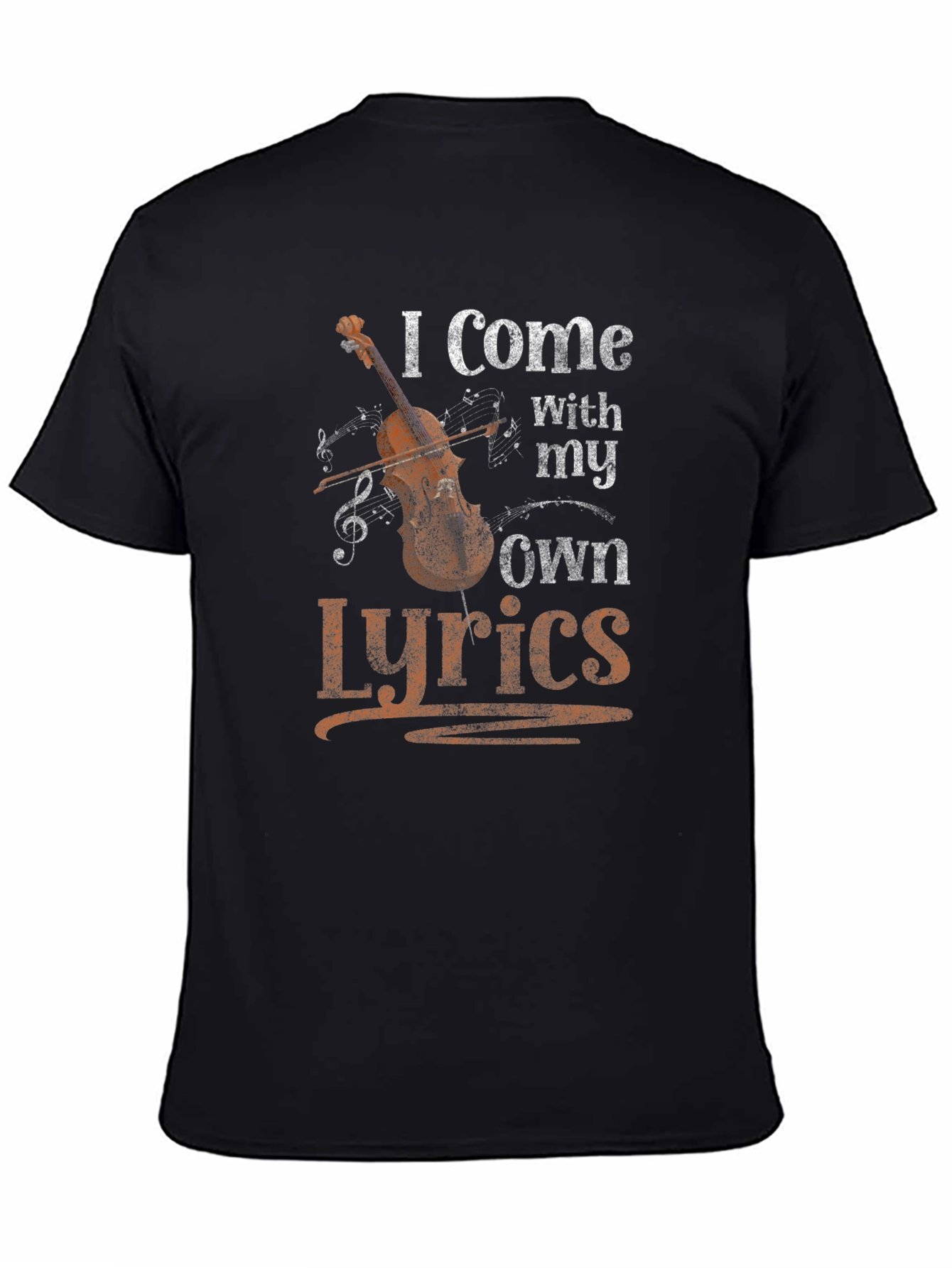 Violin Music Lyrics T-Shirt