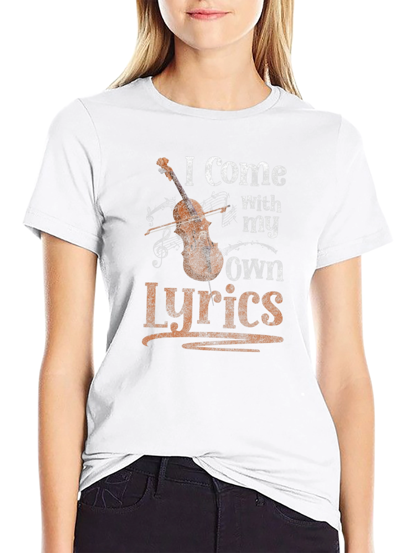 Violin Music Lyrics T-Shirt