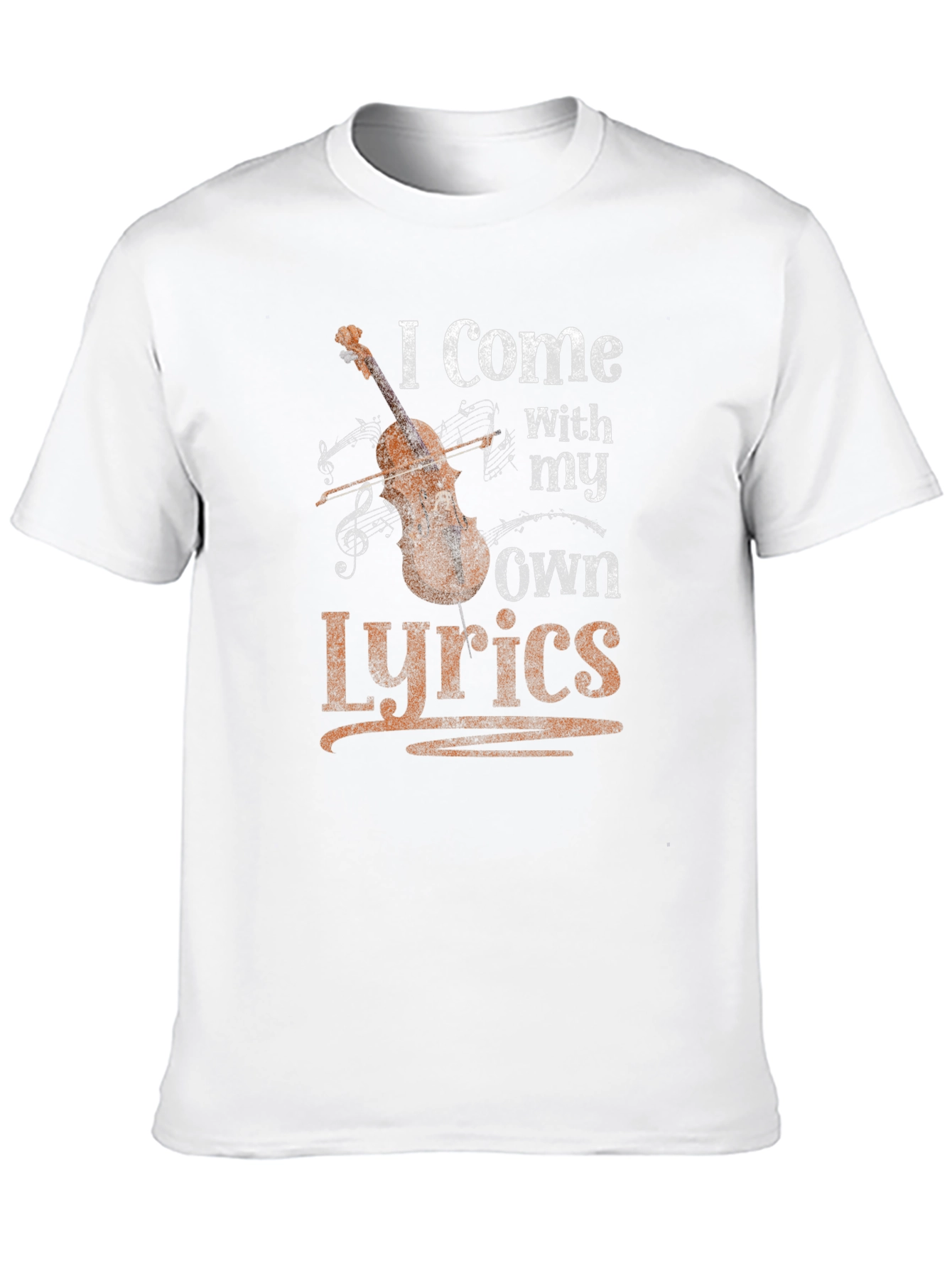 Violin Music Lyrics T-Shirt