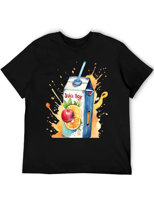 Juice Box T-Shirt: Fruit Splash Design