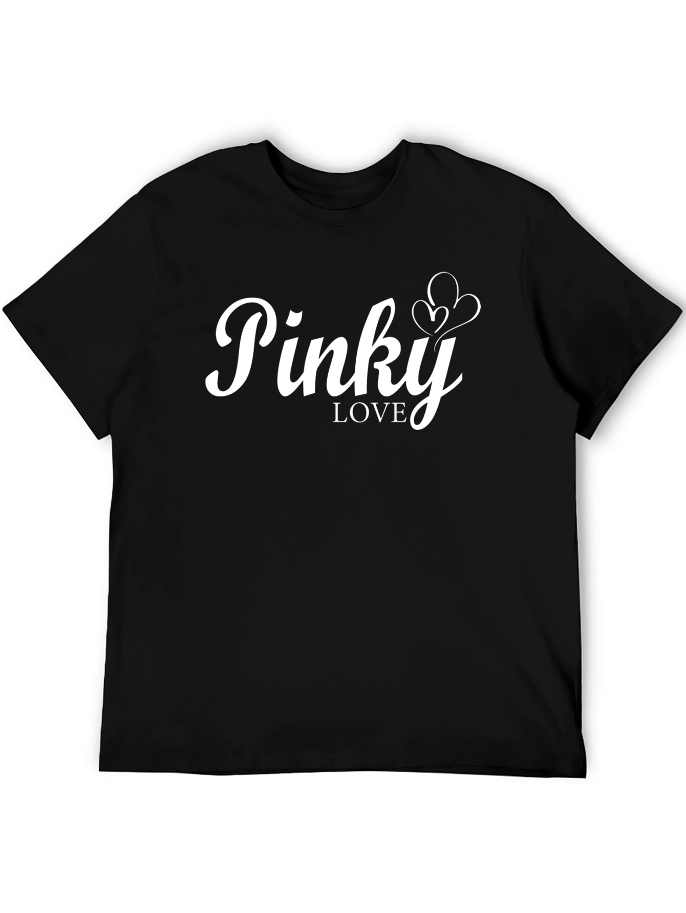 Pinky Love Black T-Shirt - Cute and Trendy Style