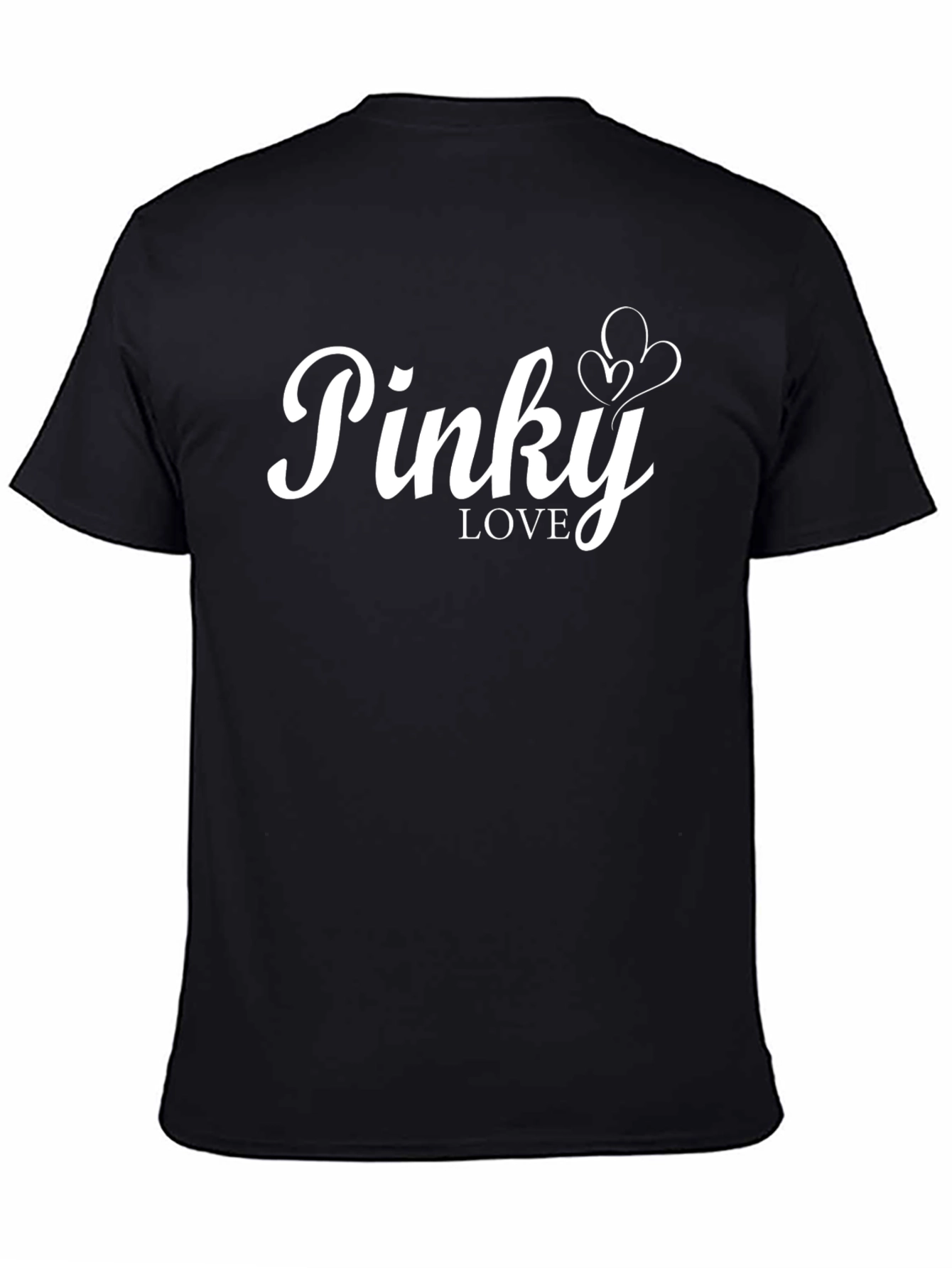 Pinky Love Black T-Shirt - Cute and Trendy Style