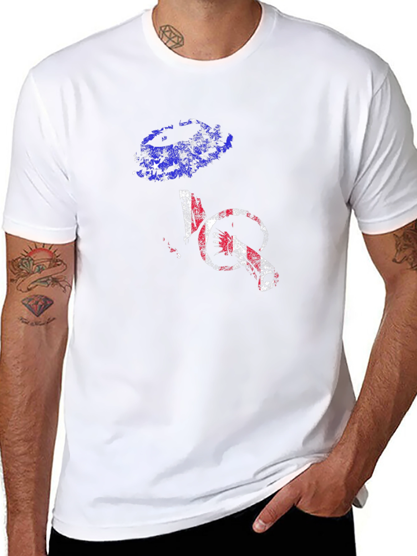 American Flag Disc Golf T-Shirt