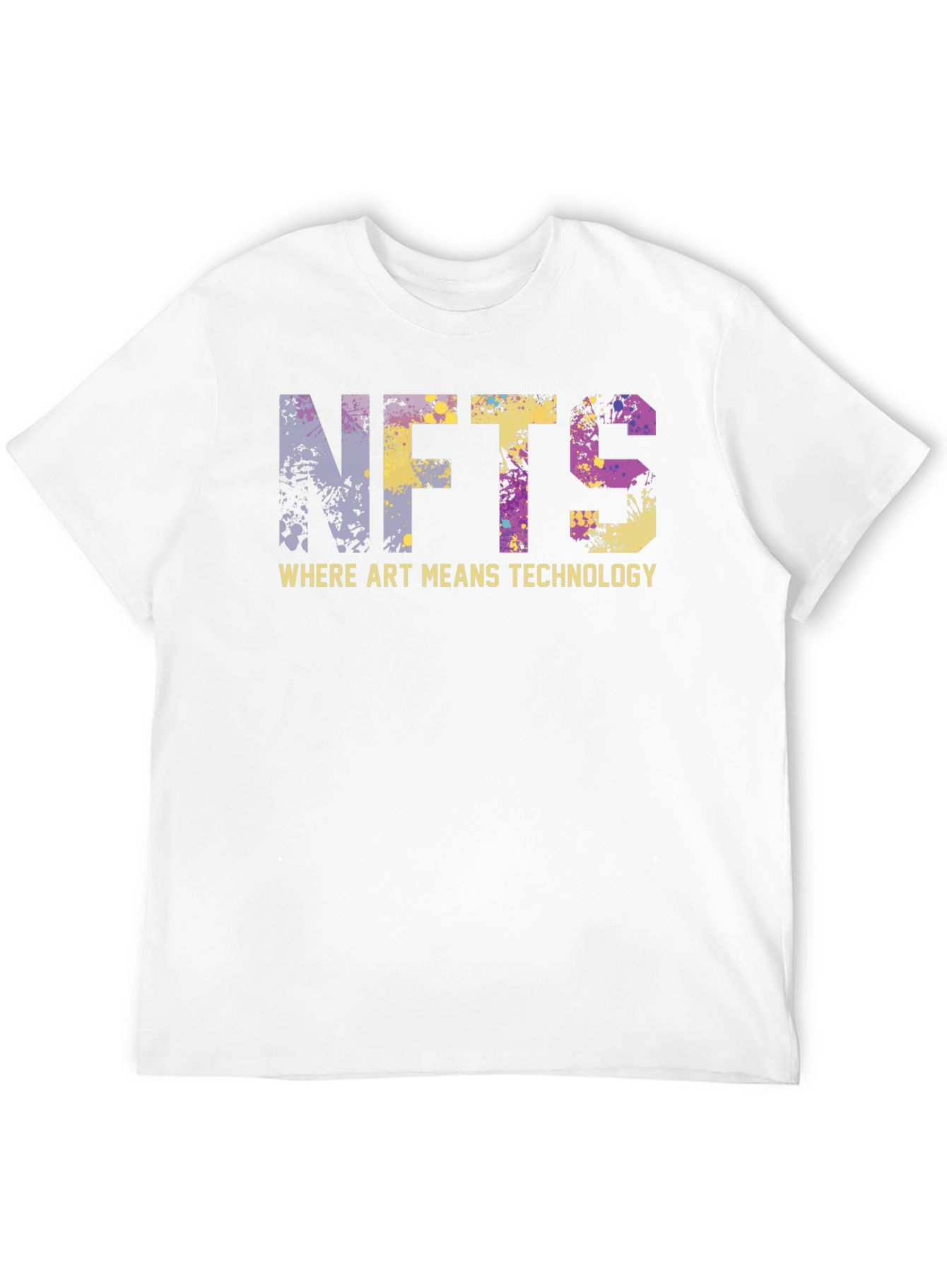 NFTs Where Art Means Technology Black T-Shirt
