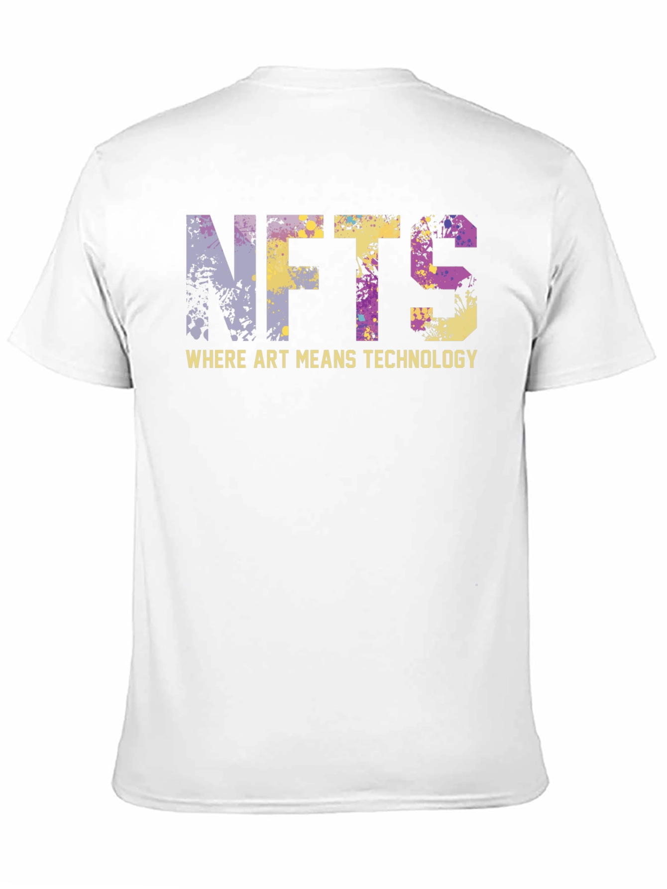 NFTs Where Art Means Technology Black T-Shirt