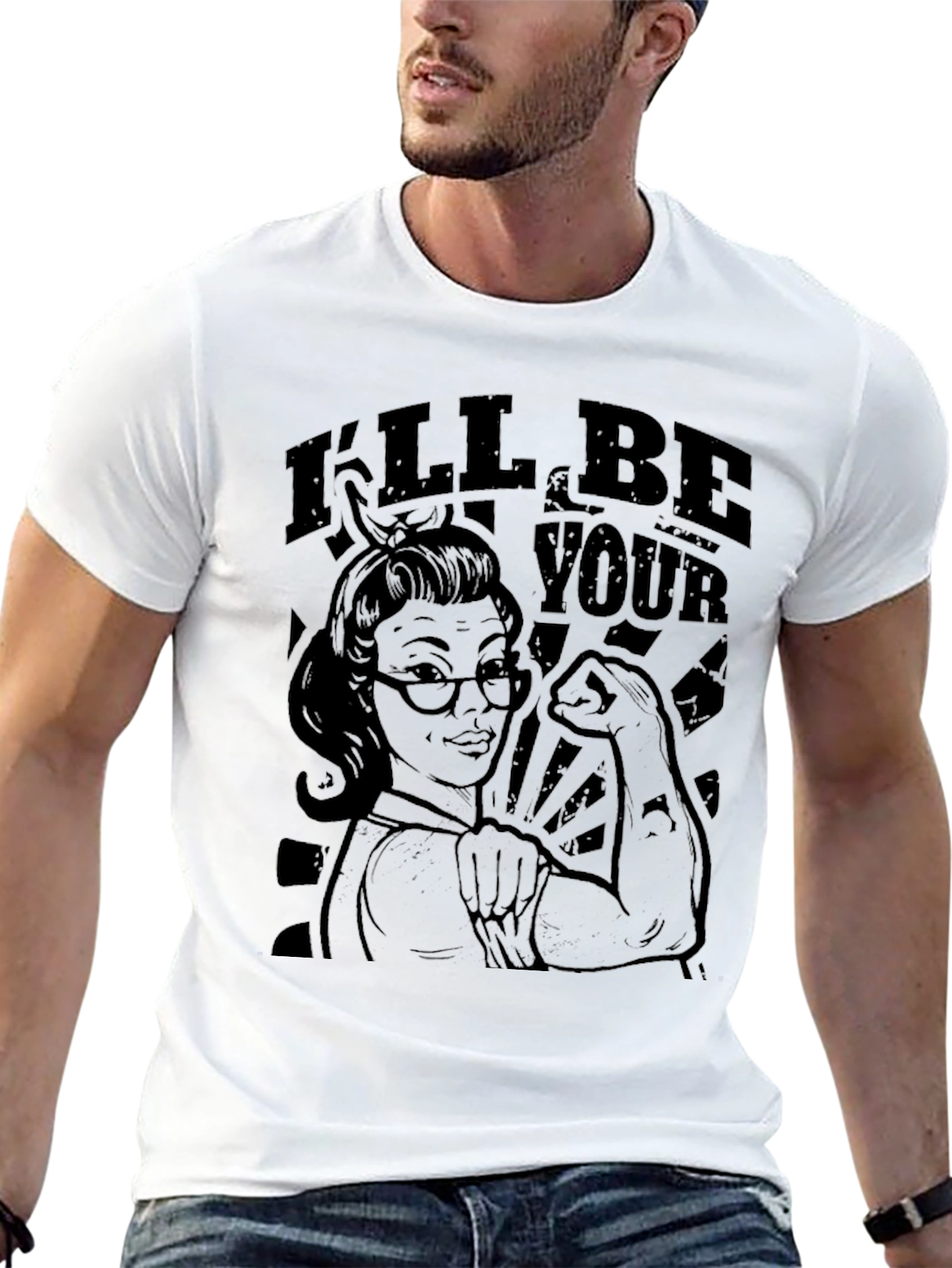Feminist Rosie Riveter Graphic T-Shirt
