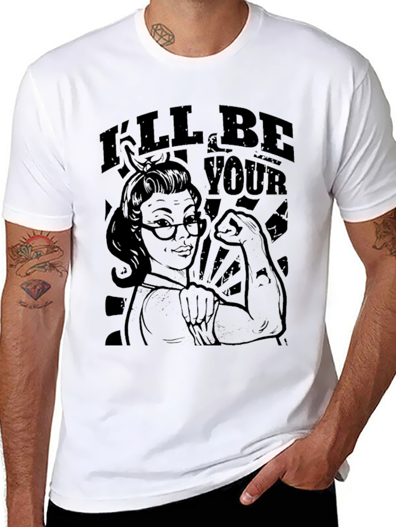Feminist Rosie Riveter Graphic T-Shirt