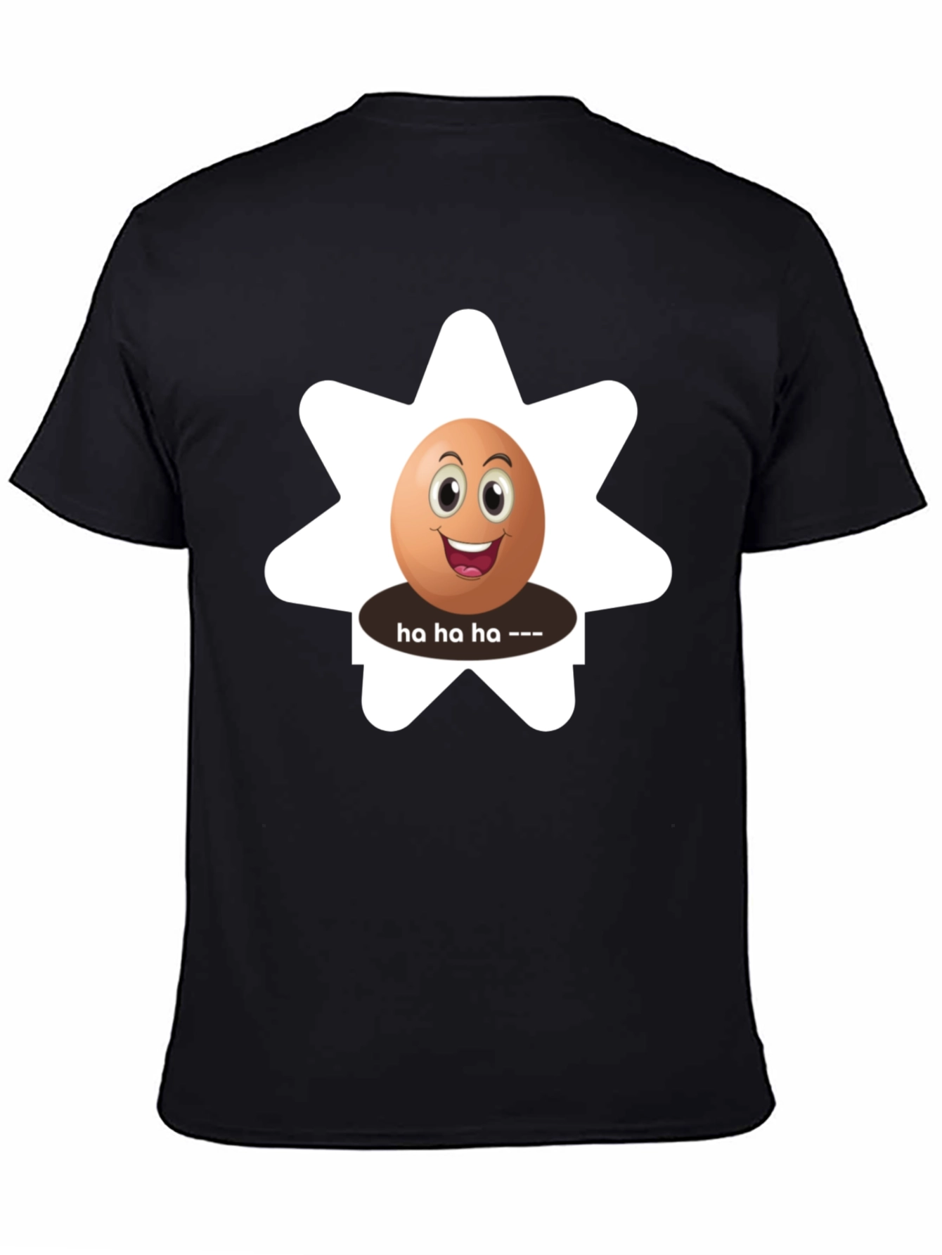 Funny Egg Cartoon Graphic T-Shirt