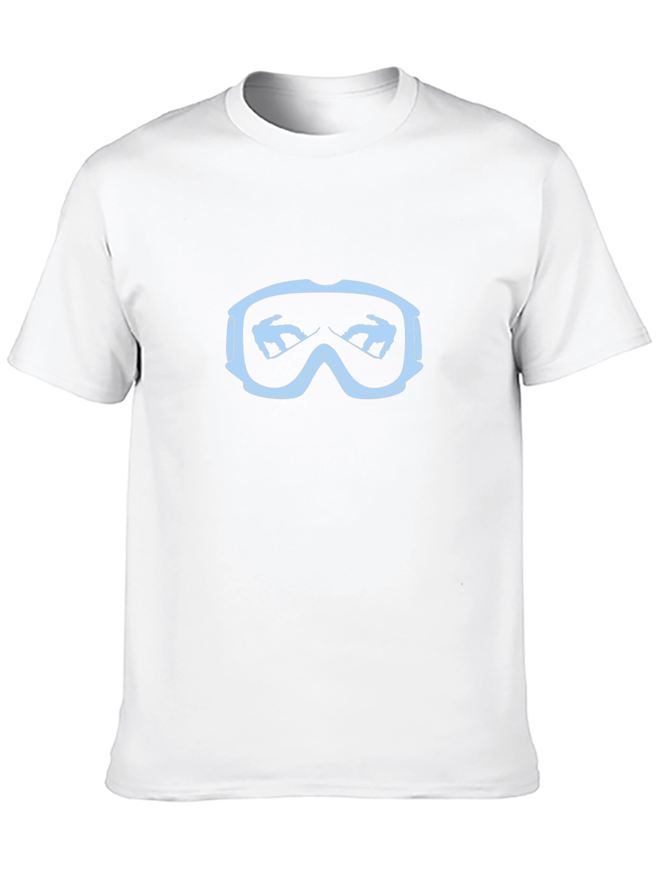 Snowboarder Goggles Graphic T-Shirt - Black