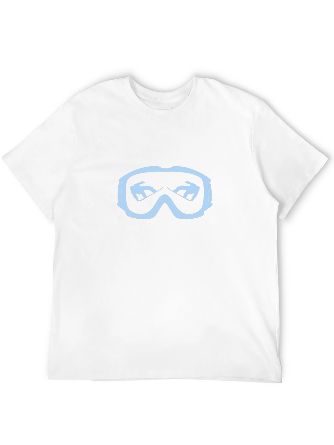 Snowboarder Goggles Graphic T-Shirt - Black