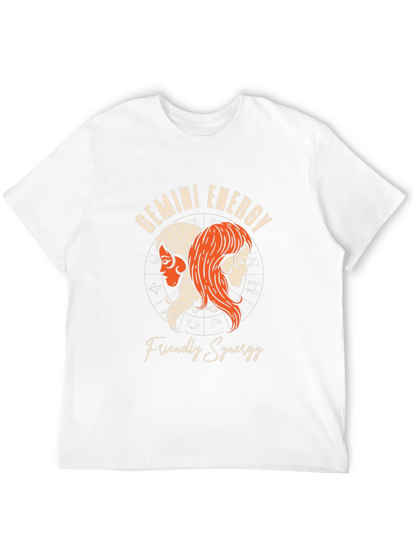 Gemini Energy T-Shirt: Friendly Synergy Zodiac Tee