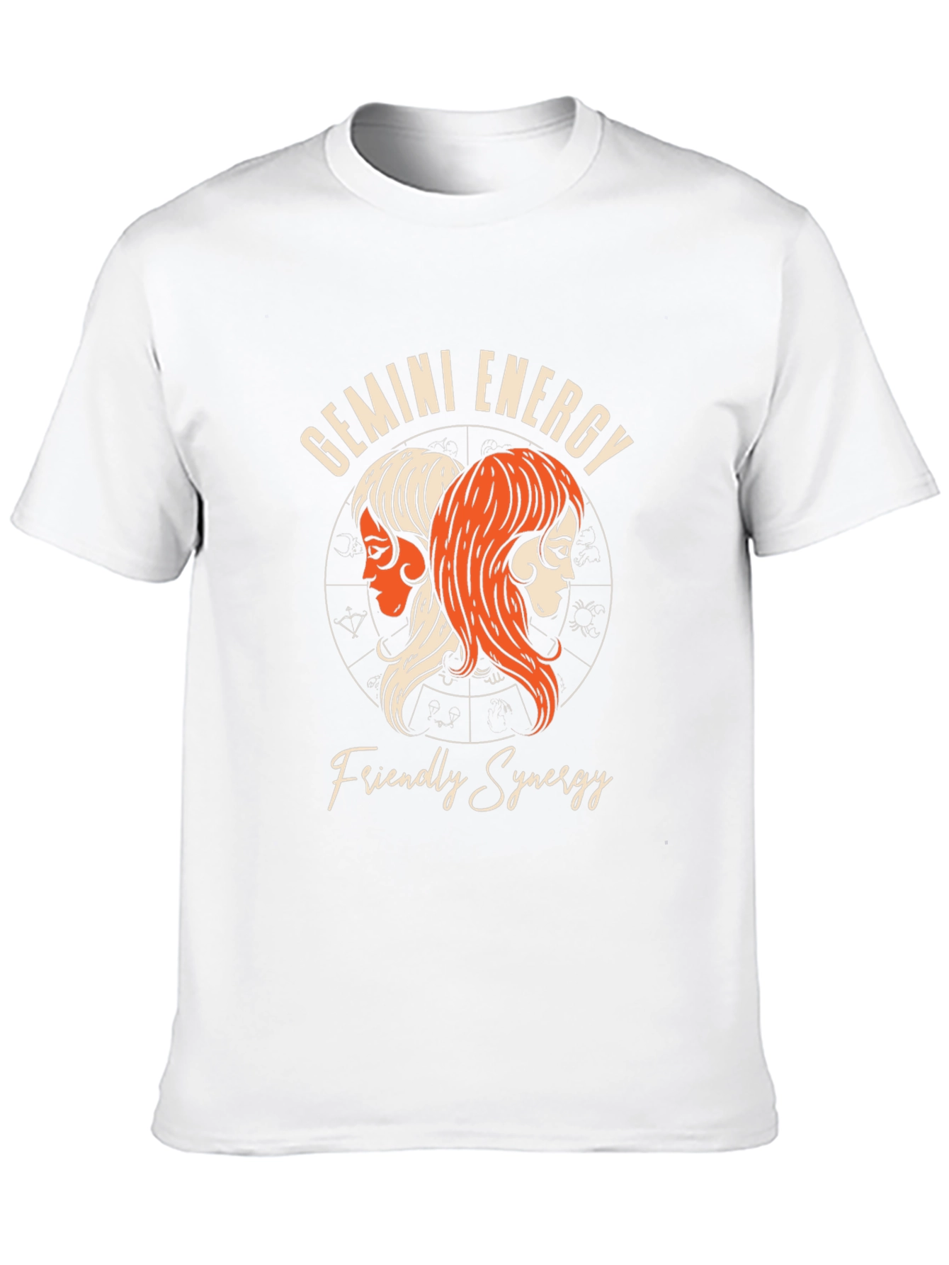 Gemini Energy T-Shirt: Friendly Synergy Zodiac Tee
