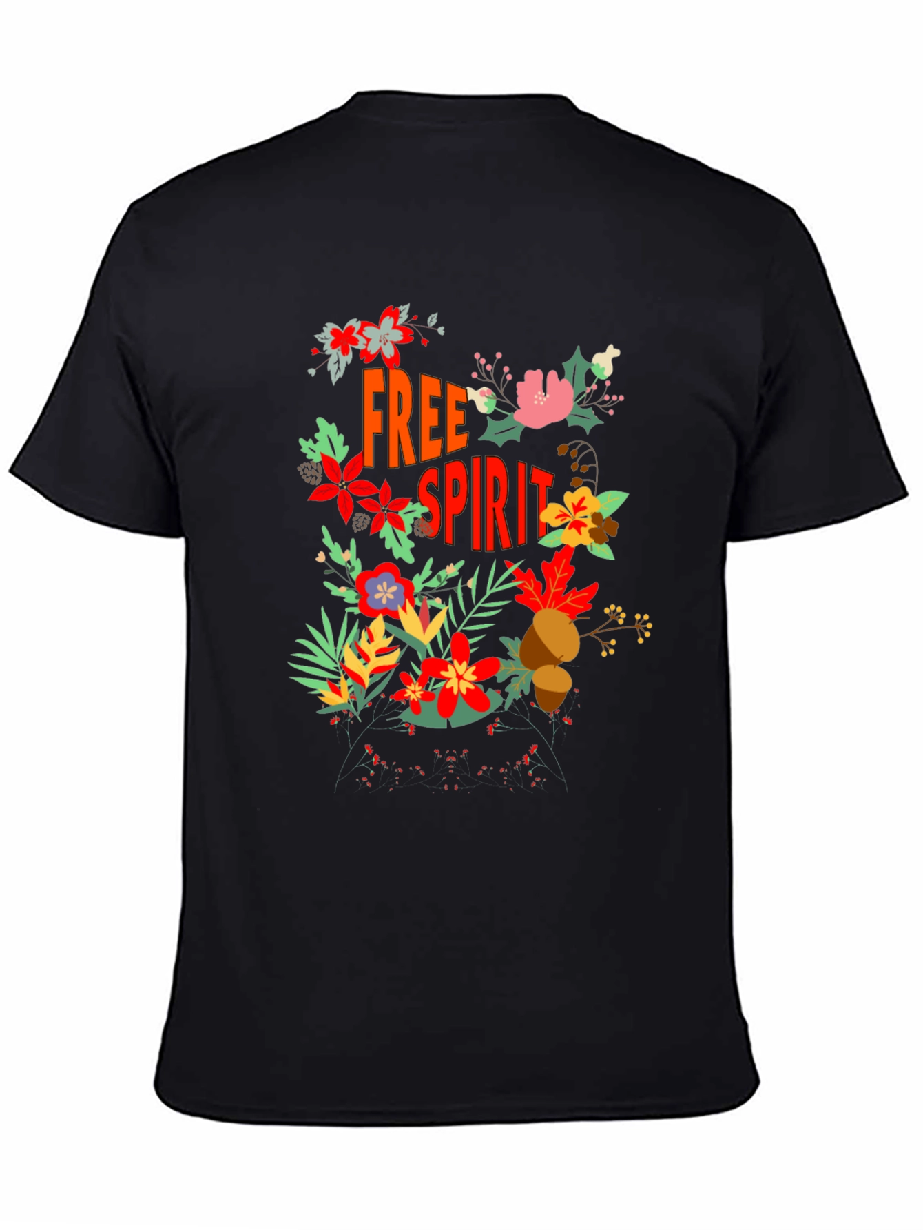 Free Spirit Floral Graphic Tee