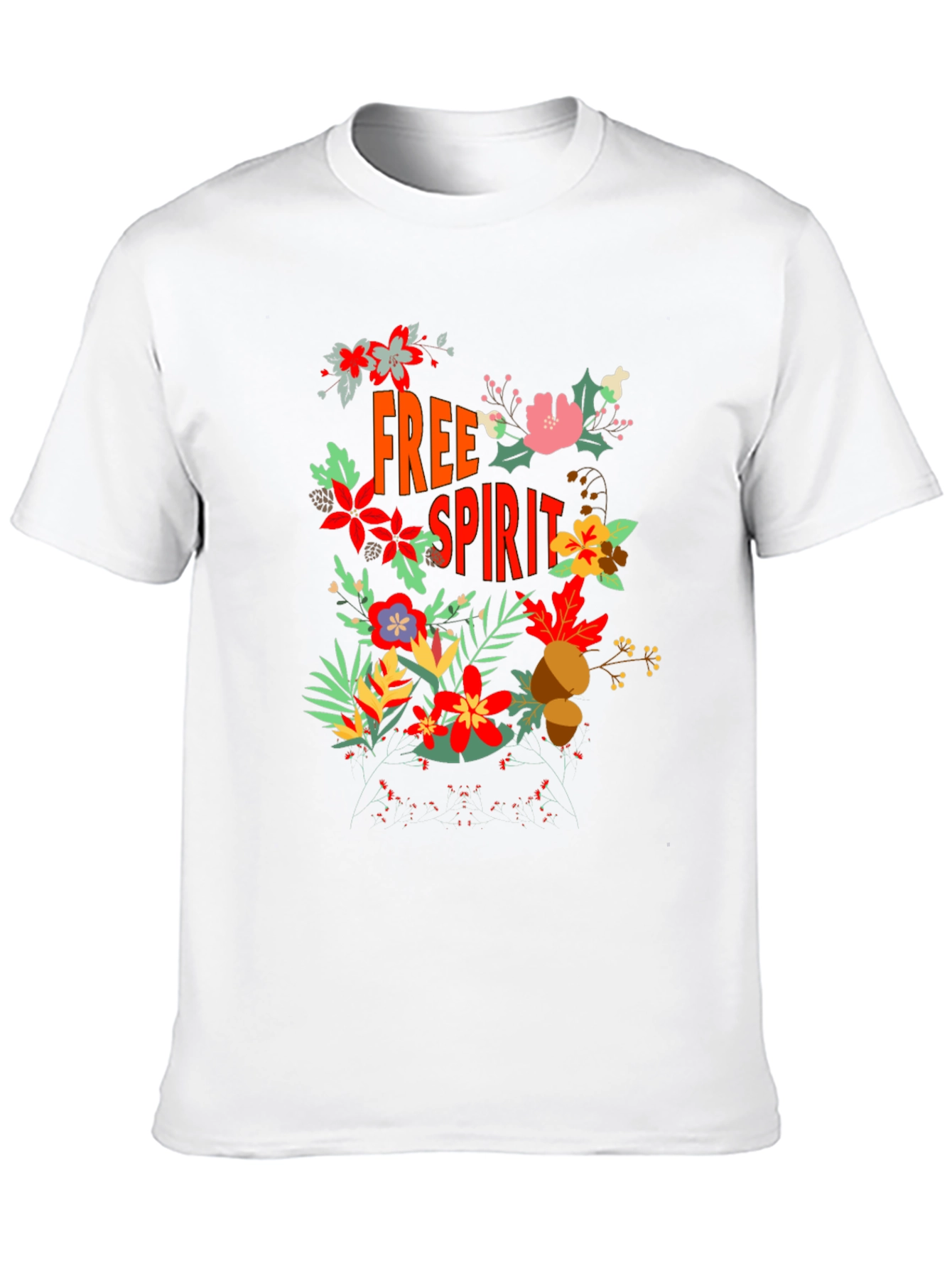 Free Spirit Floral Graphic Tee