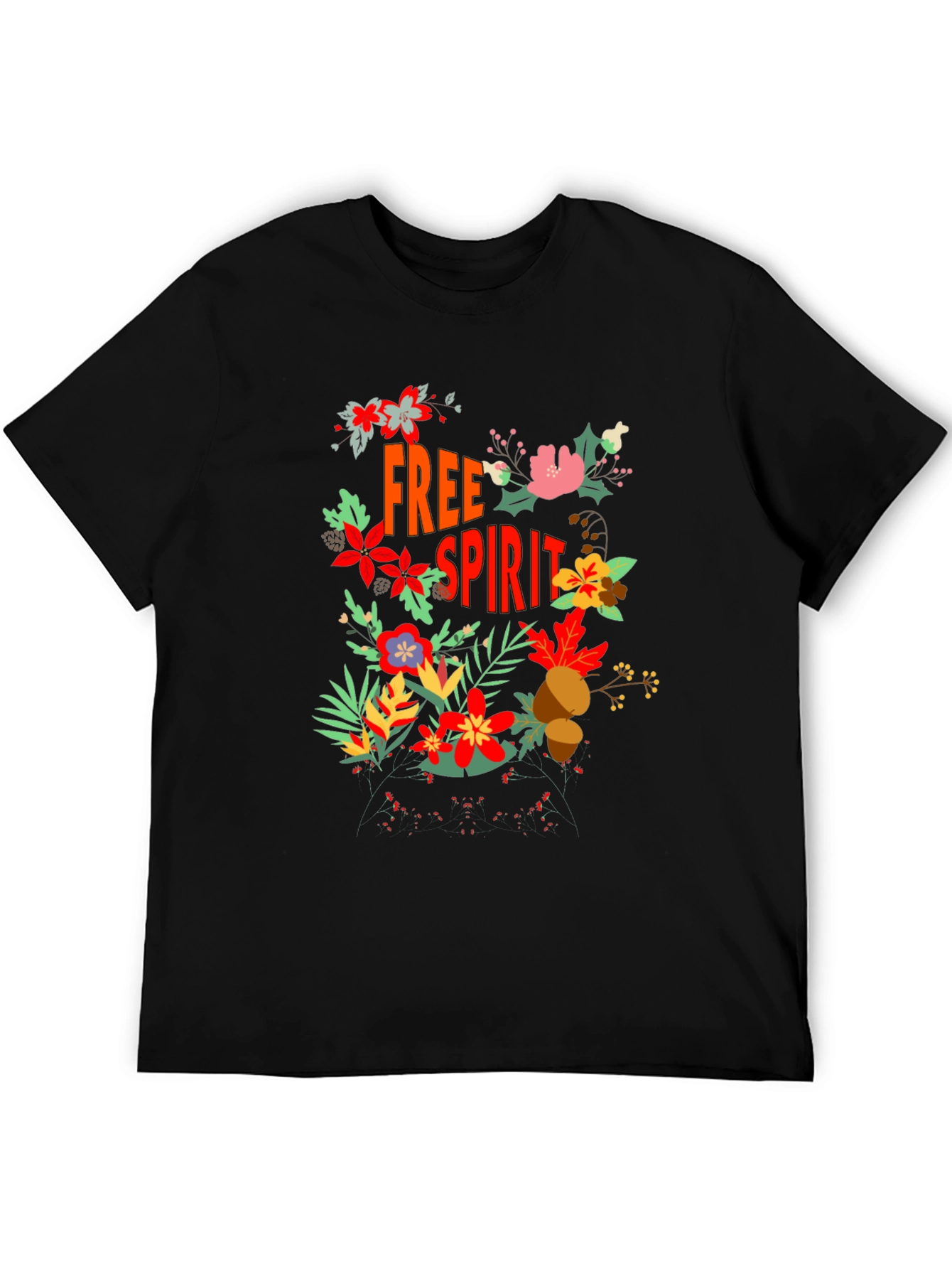 Free Spirit Floral Graphic Tee