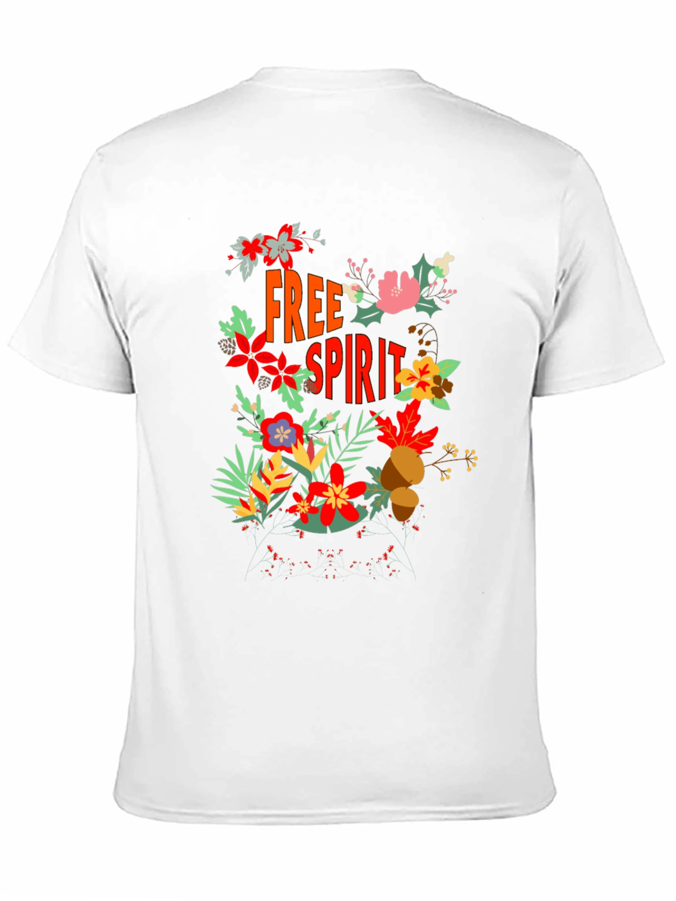 Free Spirit Floral Graphic Tee