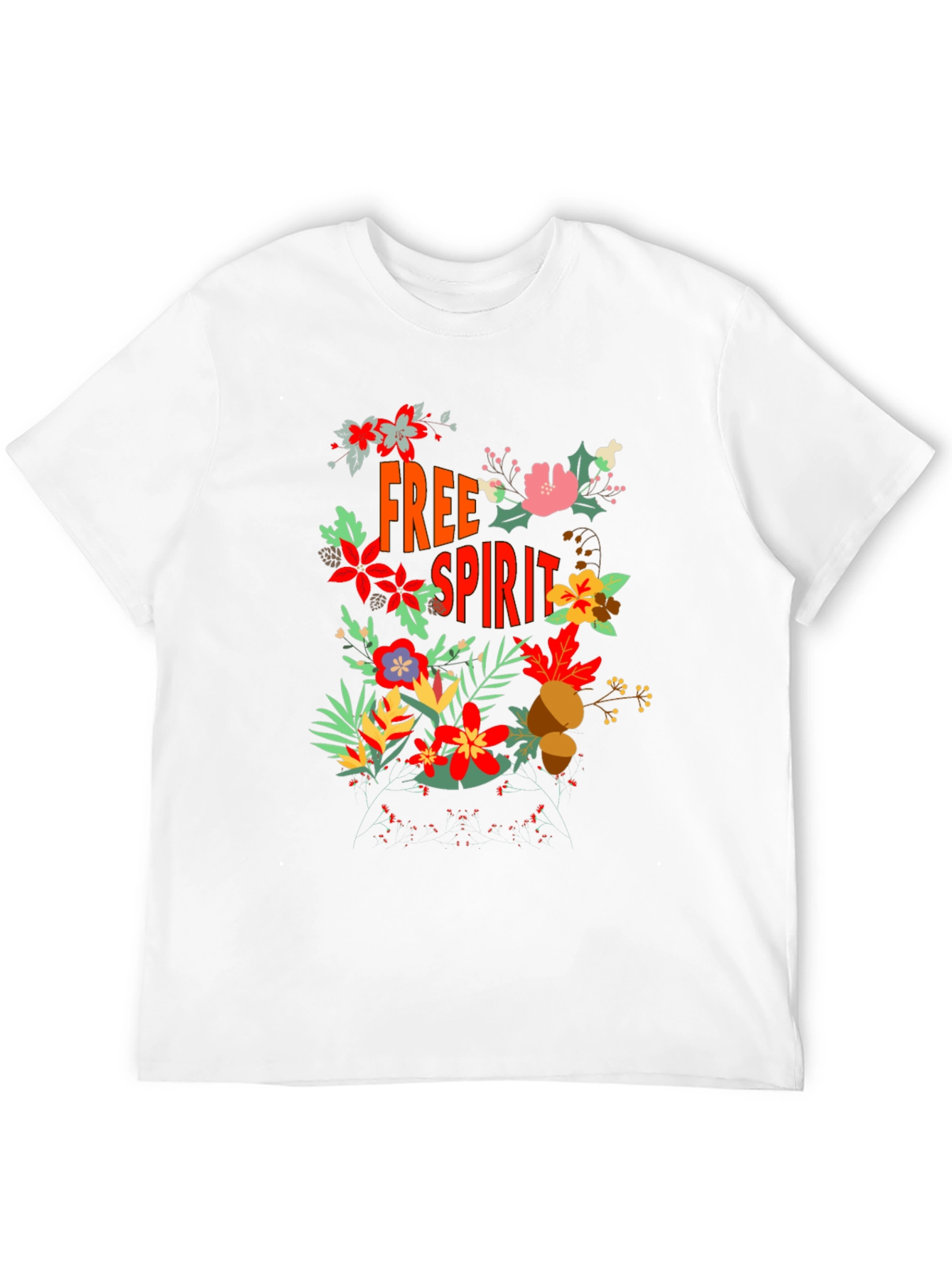 Free Spirit Floral Graphic Tee