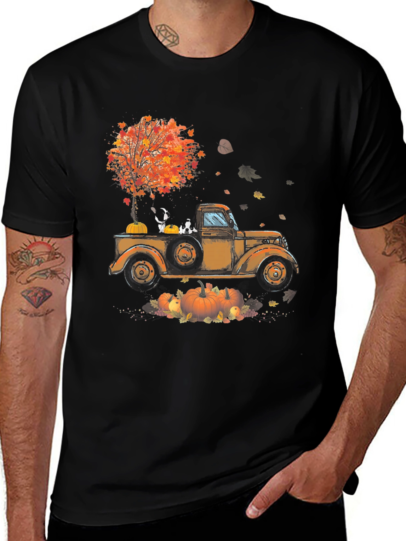 Fall Truck & Pumpkin T-Shirt