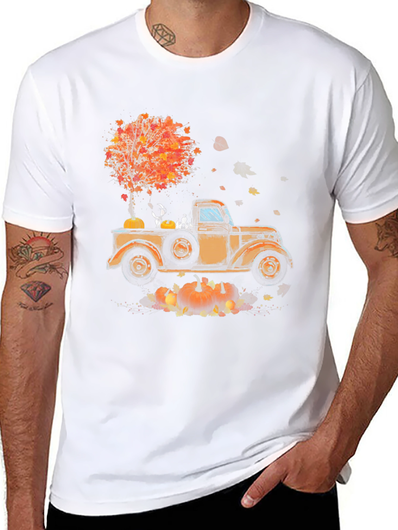 Fall Truck & Pumpkin T-Shirt
