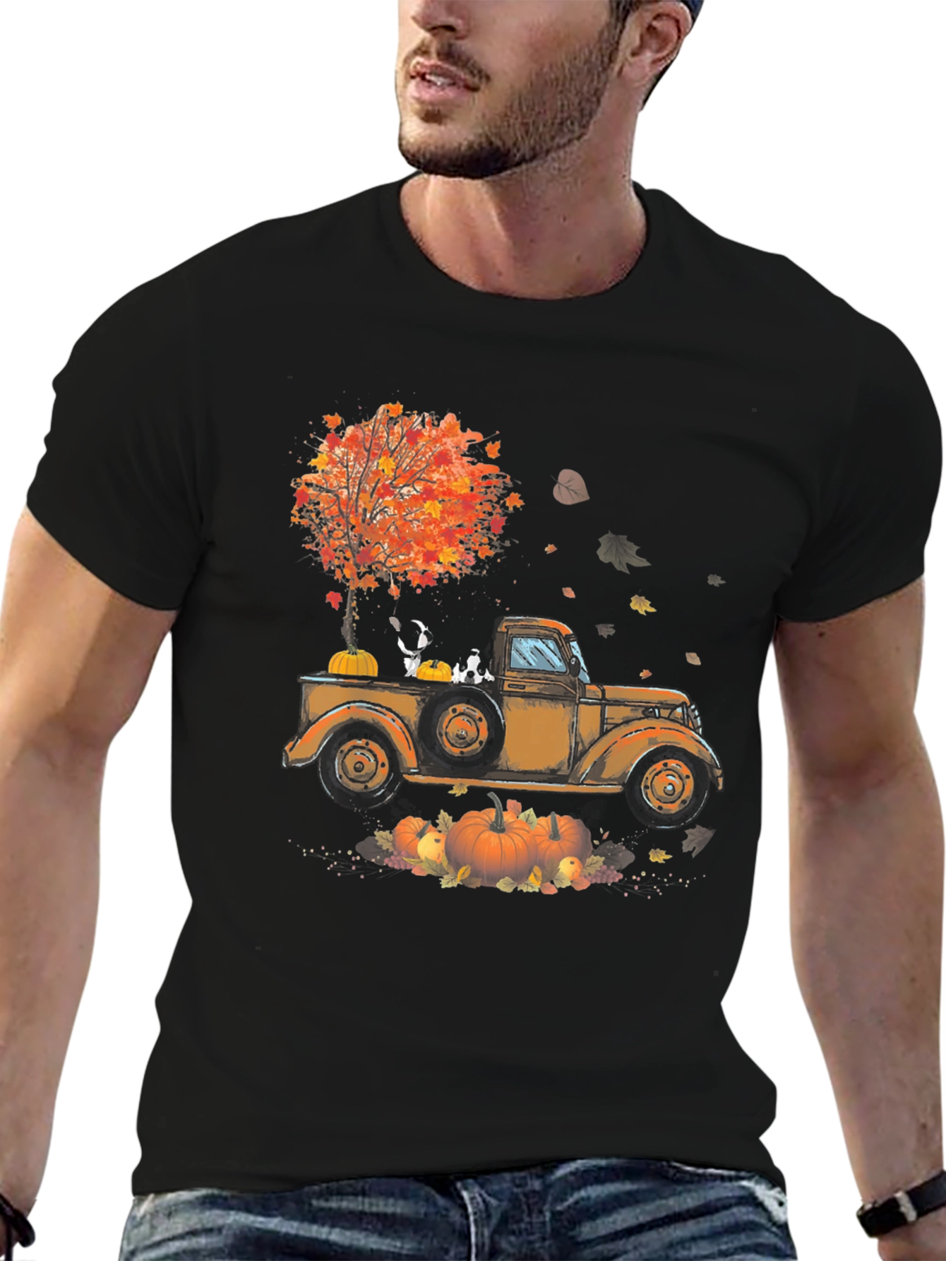 Fall Truck & Pumpkin T-Shirt