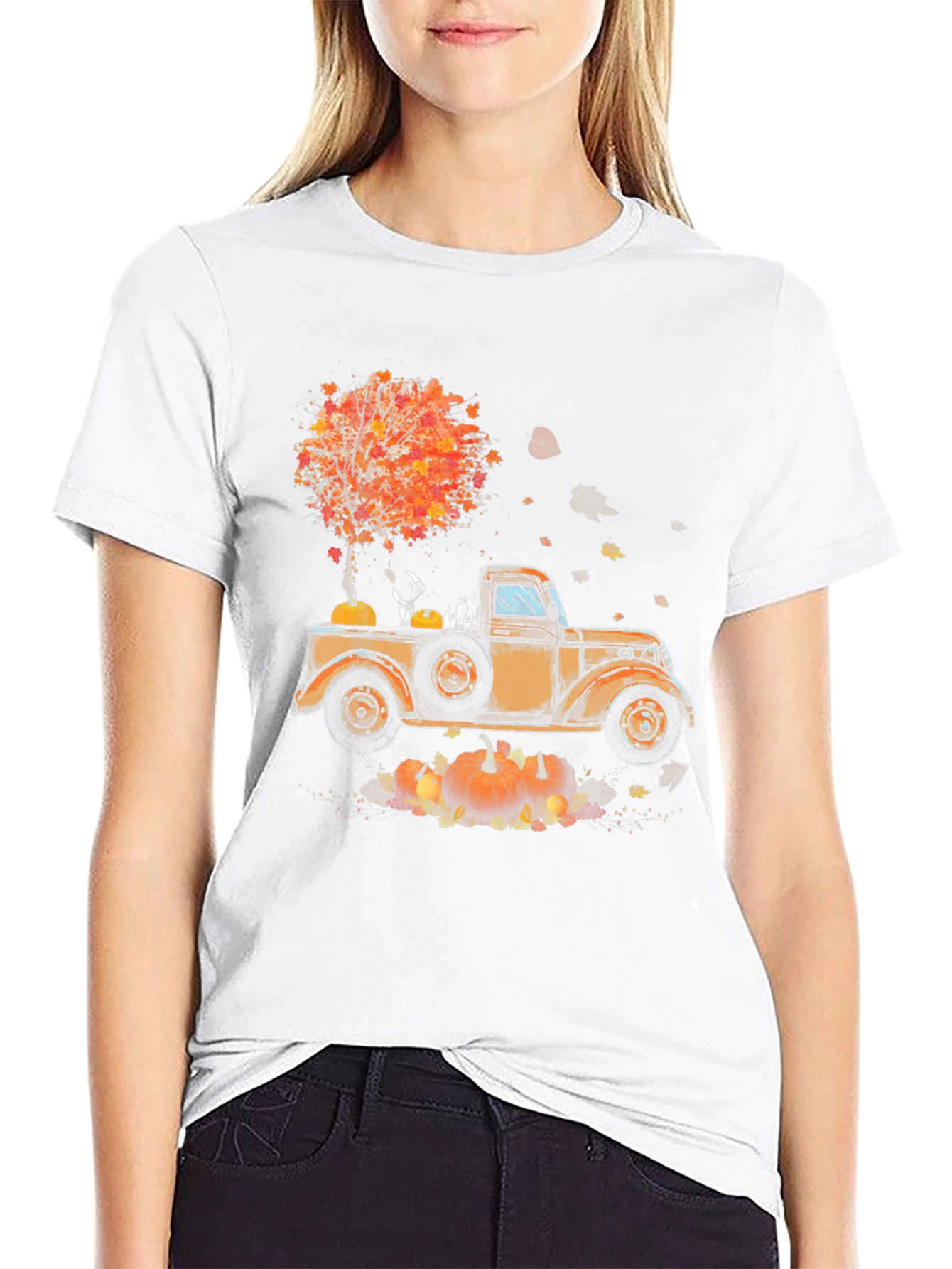 Fall Truck & Pumpkin T-Shirt