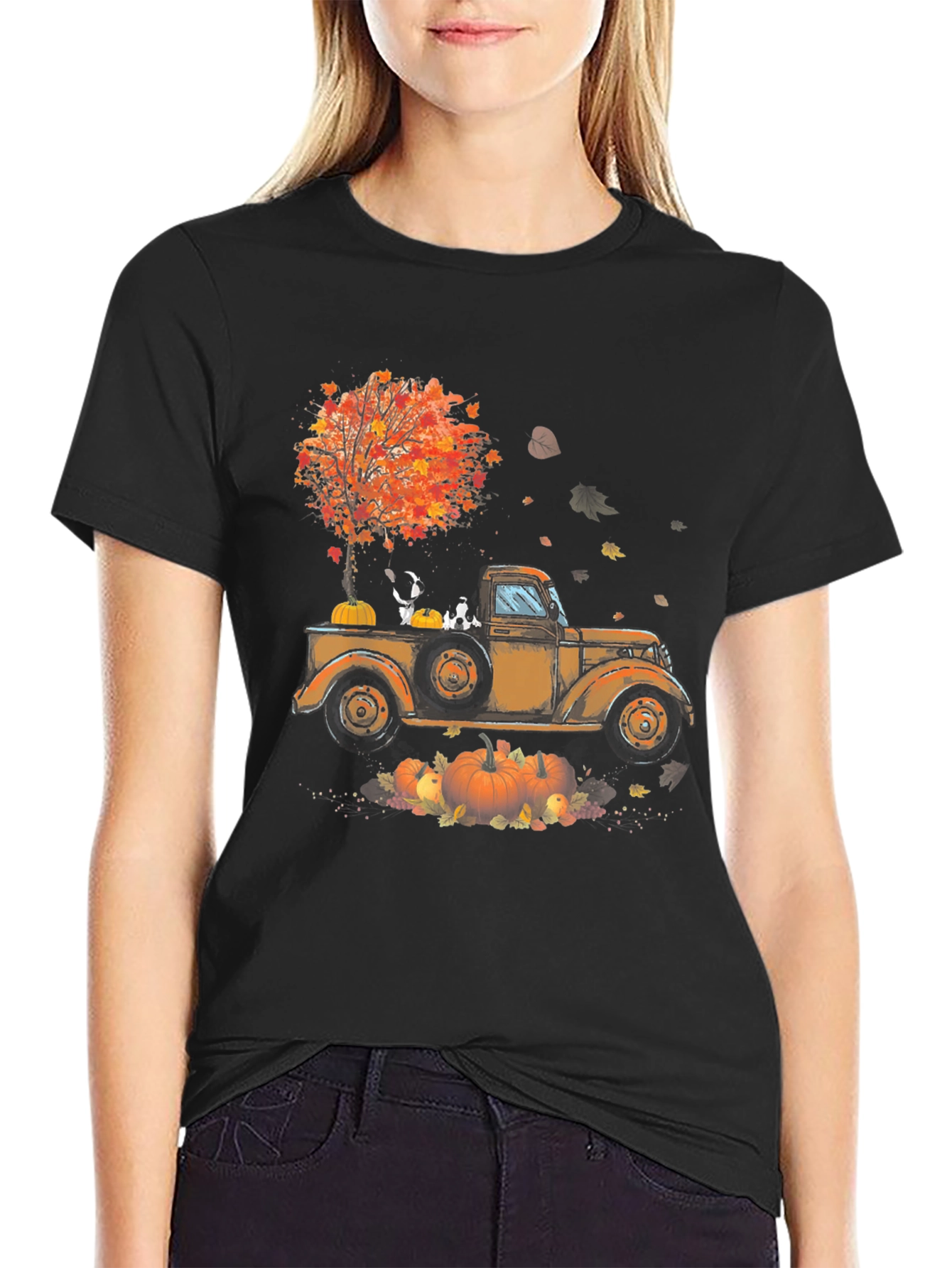 Fall Truck & Pumpkin T-Shirt