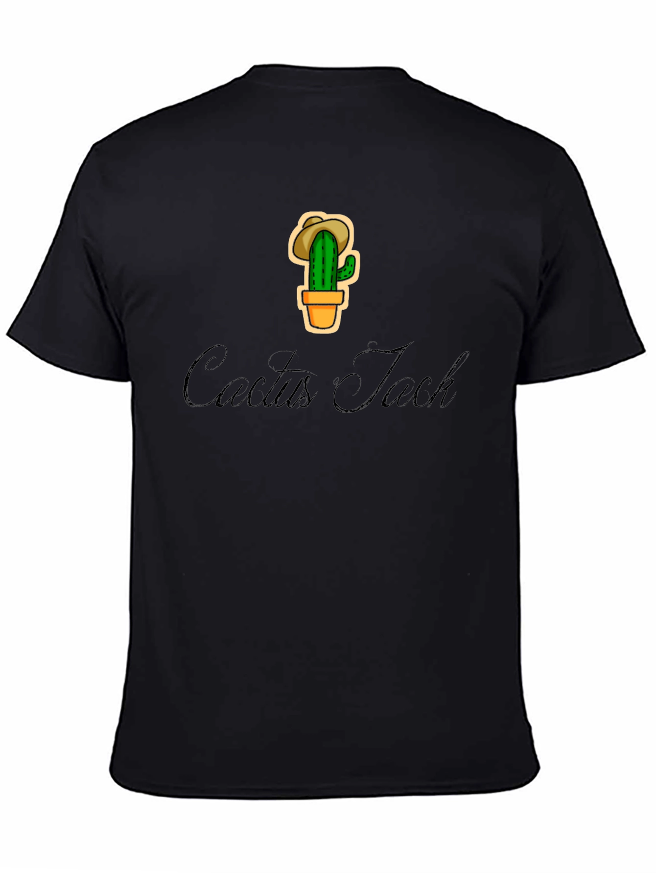 Cactus Jack Graphic T-Shirt - Trendy Black Tee