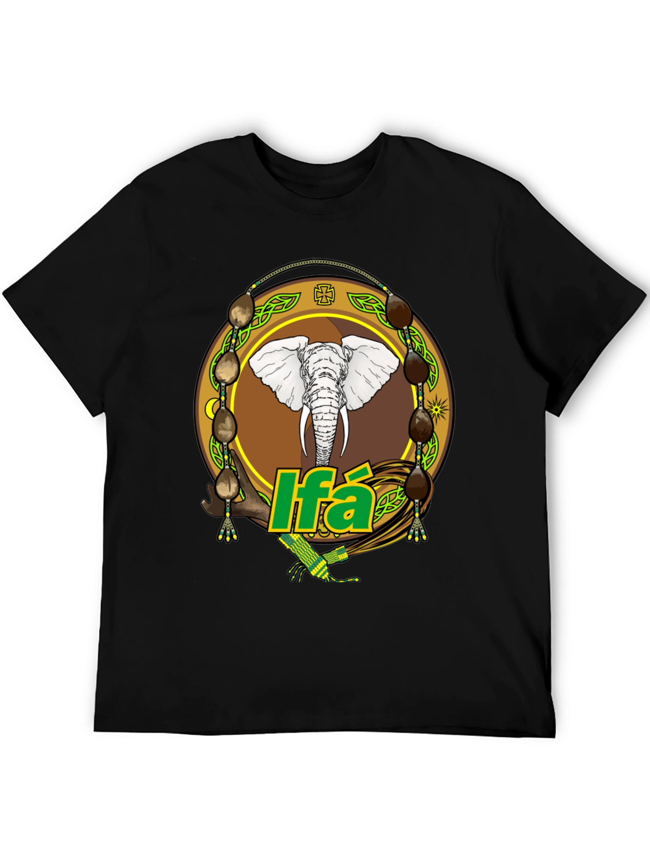 Elephant Ifa T-Shirt - Stylish Spiritual Design