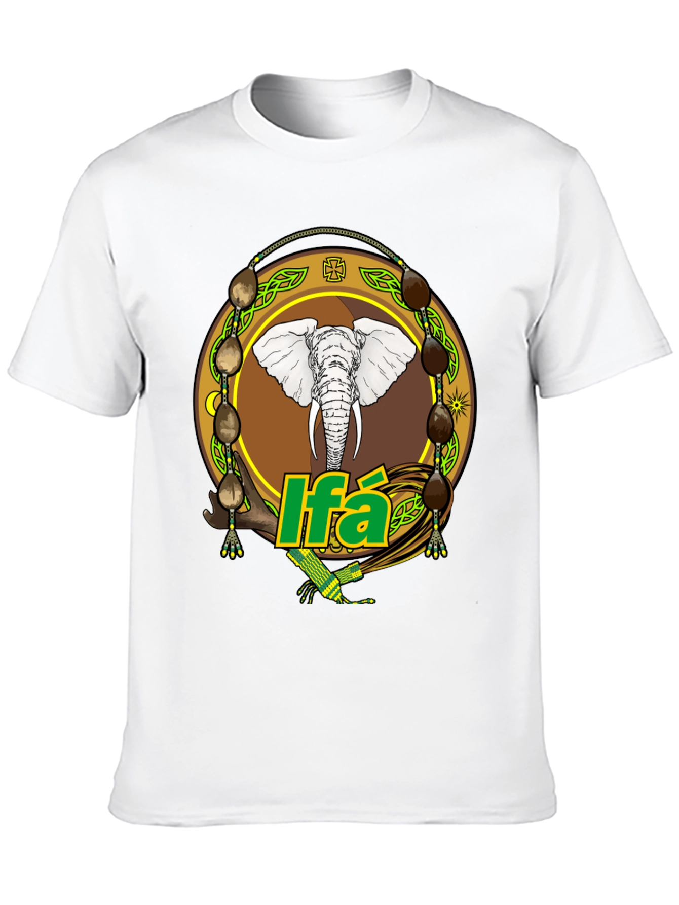 Elephant Ifa T-Shirt - Stylish Spiritual Design