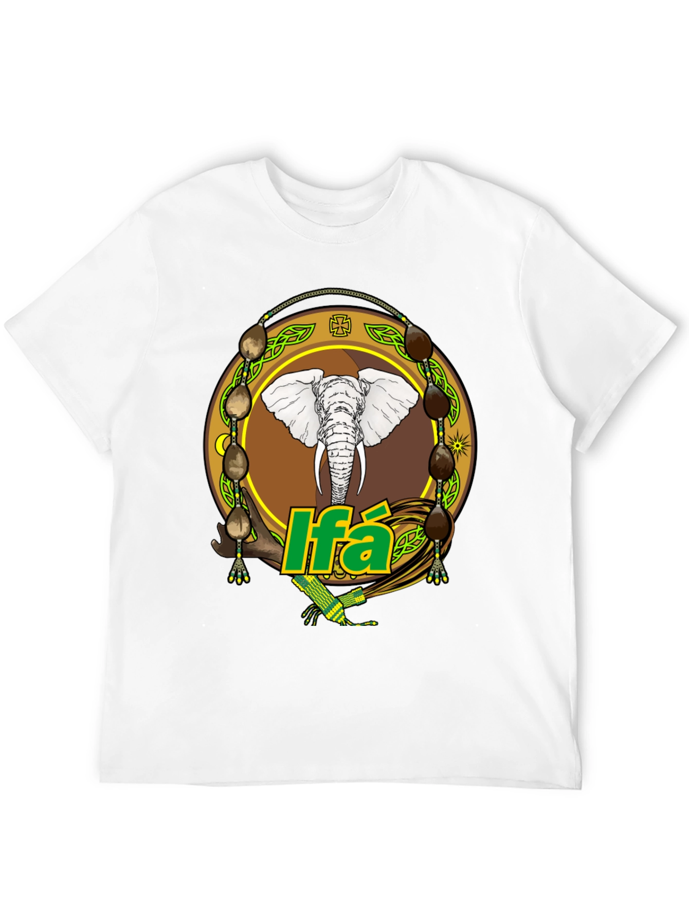 Elephant Ifa T-Shirt - Stylish Spiritual Design