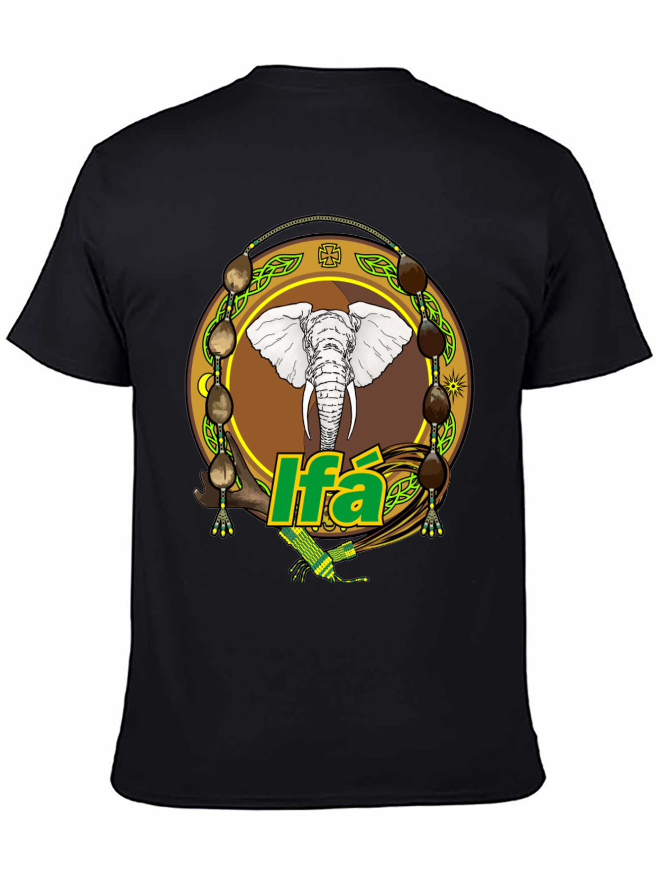 Elephant Ifa T-Shirt - Stylish Spiritual Design