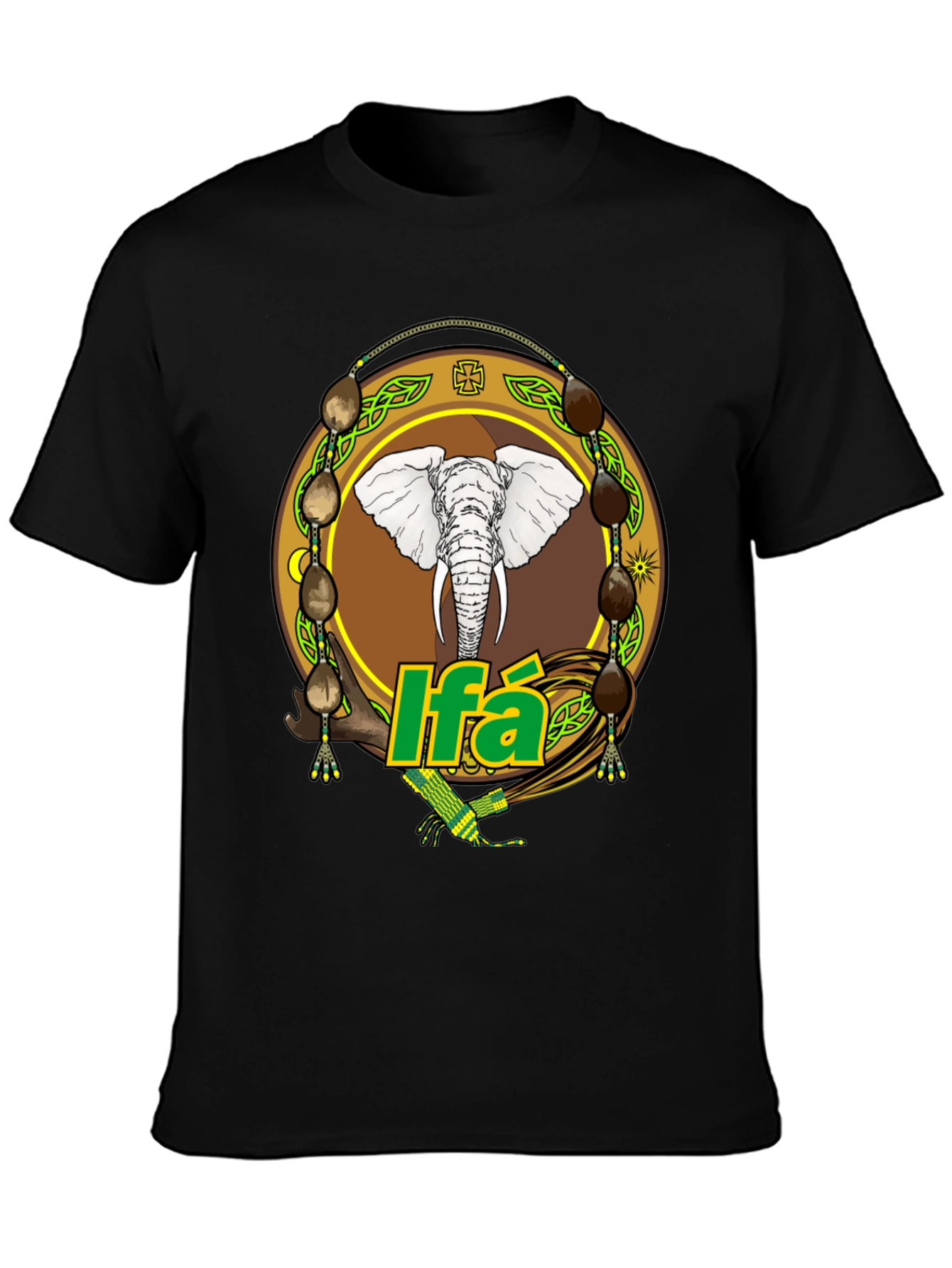 Elephant Ifa T-Shirt - Stylish Spiritual Design