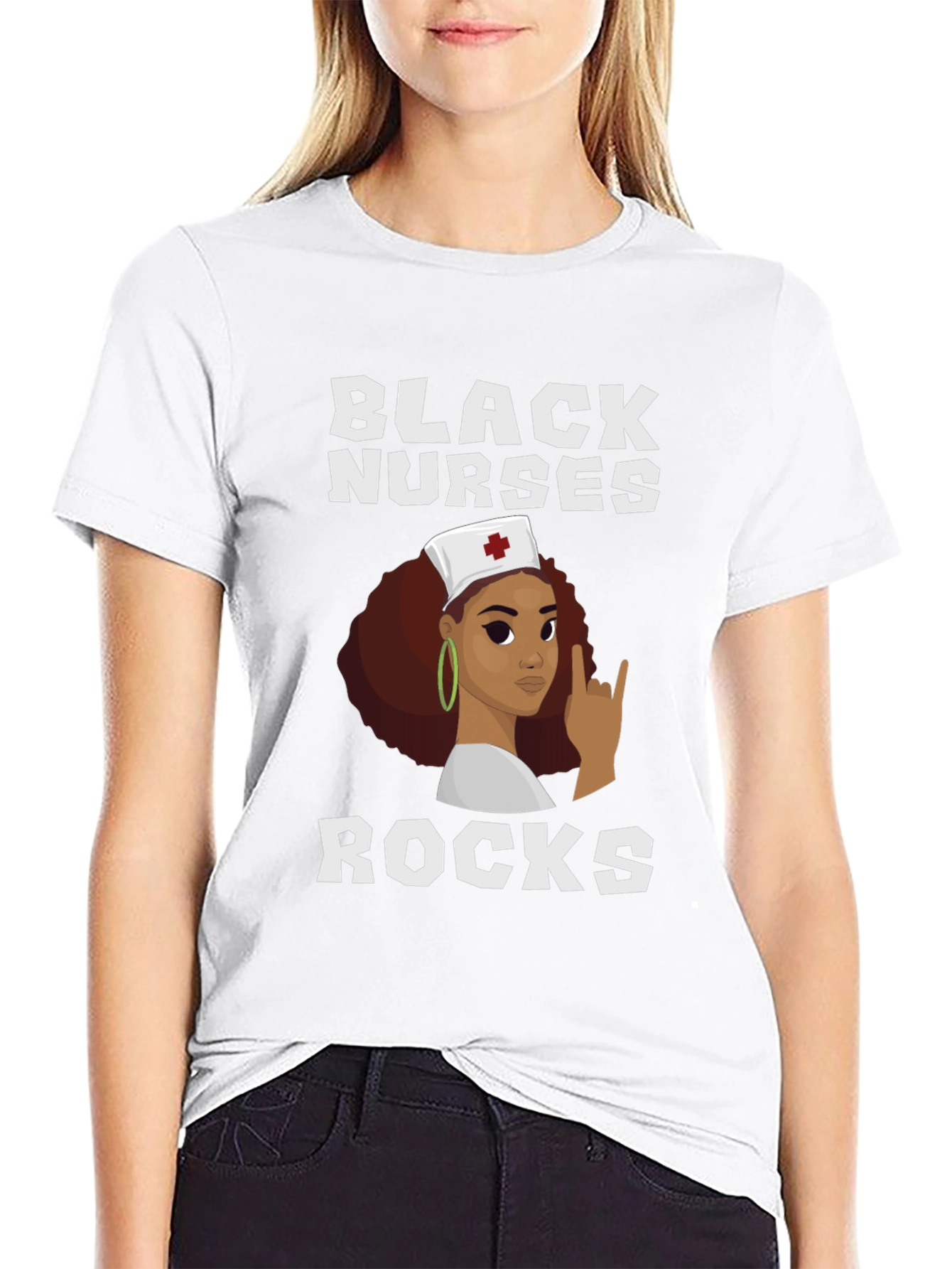 Black Nurses Rock T-Shirt