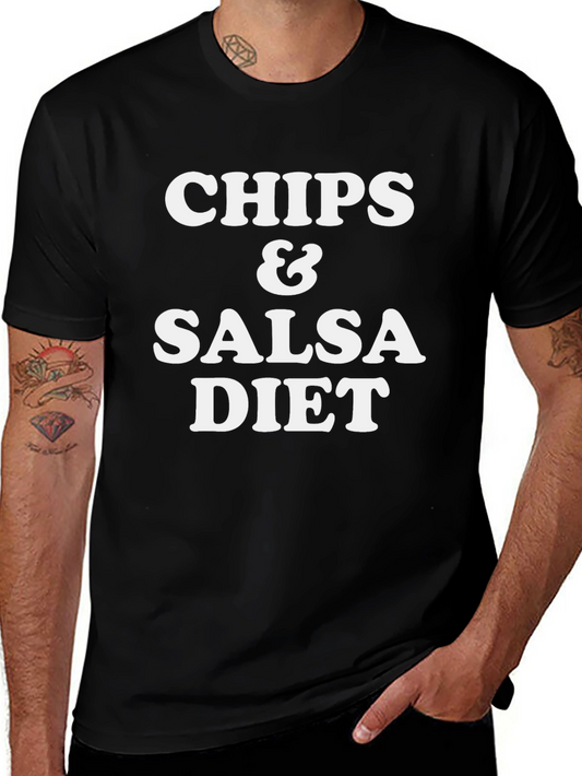 Chips & Salsa Diet Funny T-Shirt