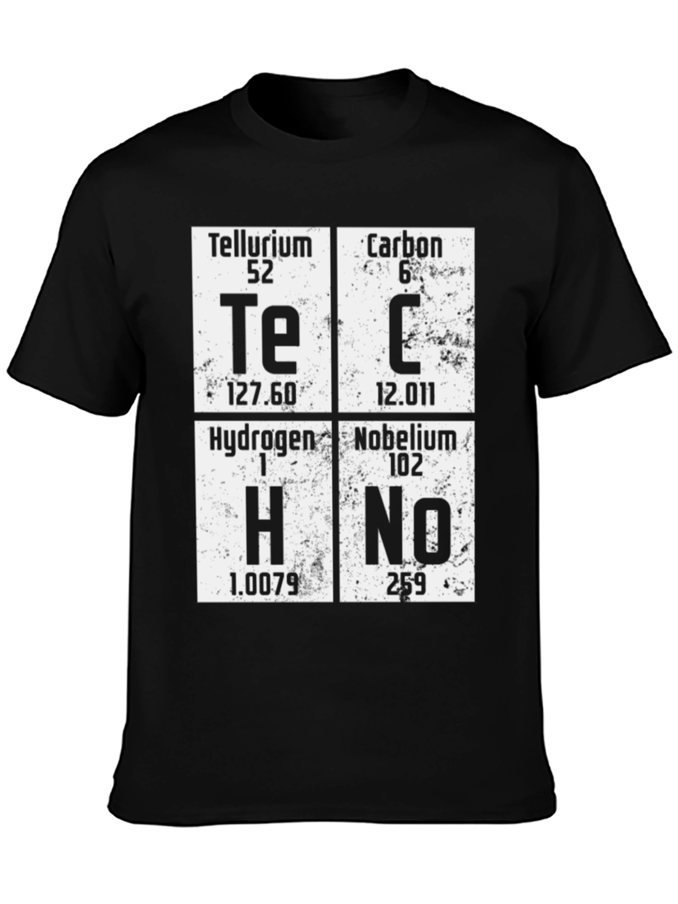 Science Humor T-Shirt - Techno Periodic Table Elements