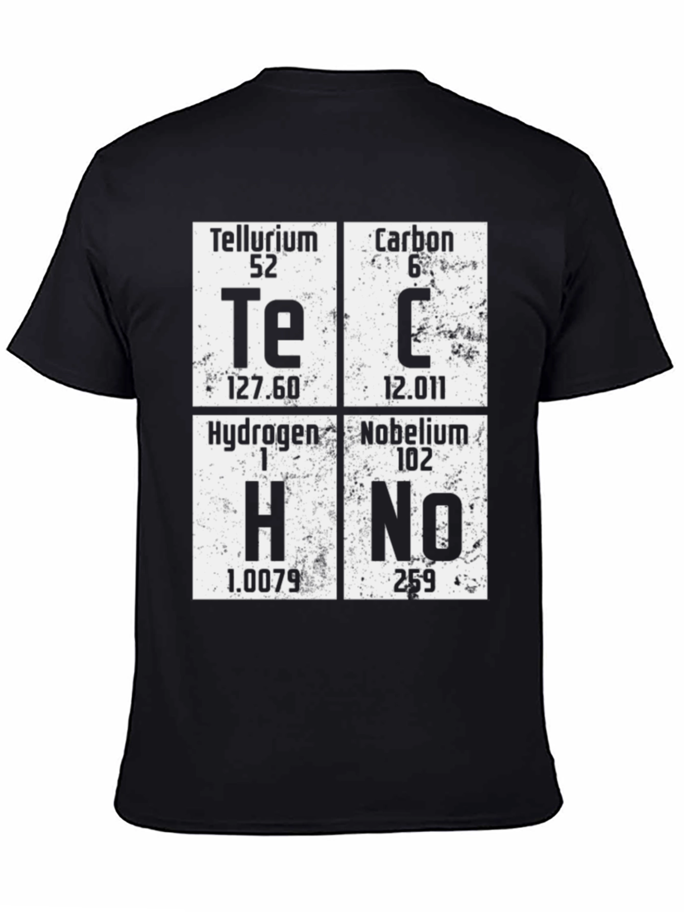 Science Humor T-Shirt - Techno Periodic Table Elements