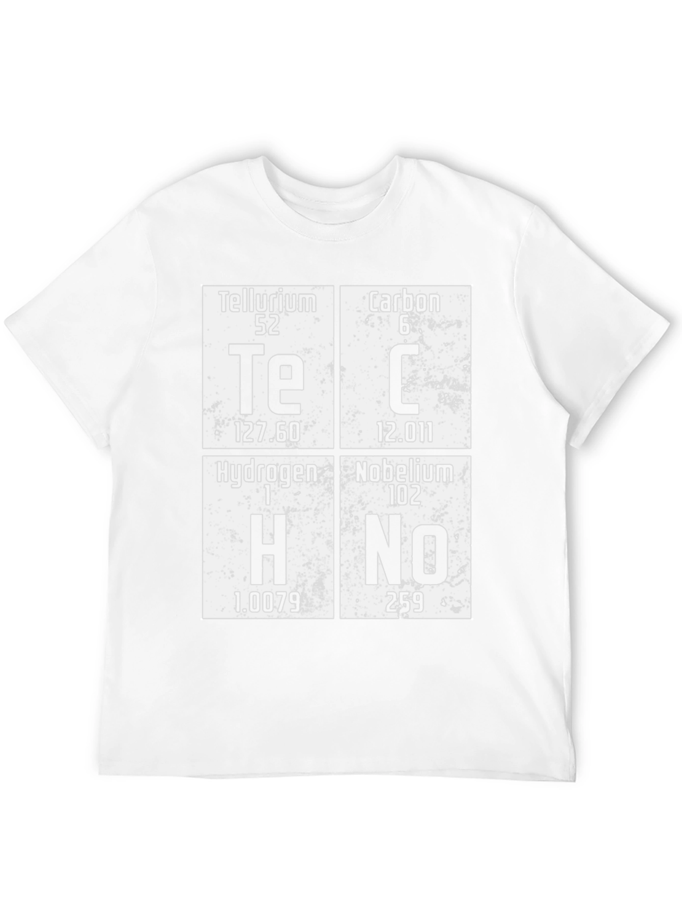 Science Humor T-Shirt - Techno Periodic Table Elements