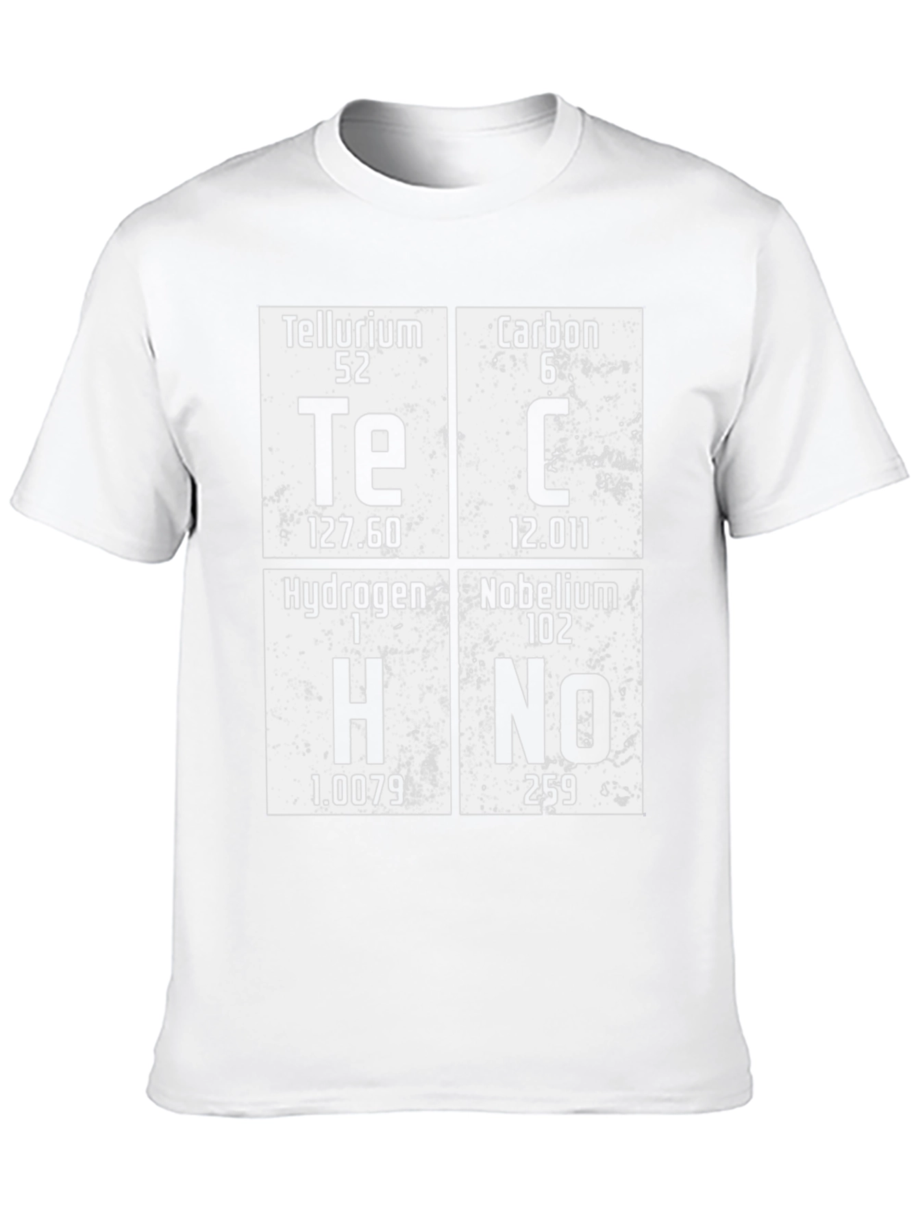 Science Humor T-Shirt - Techno Periodic Table Elements