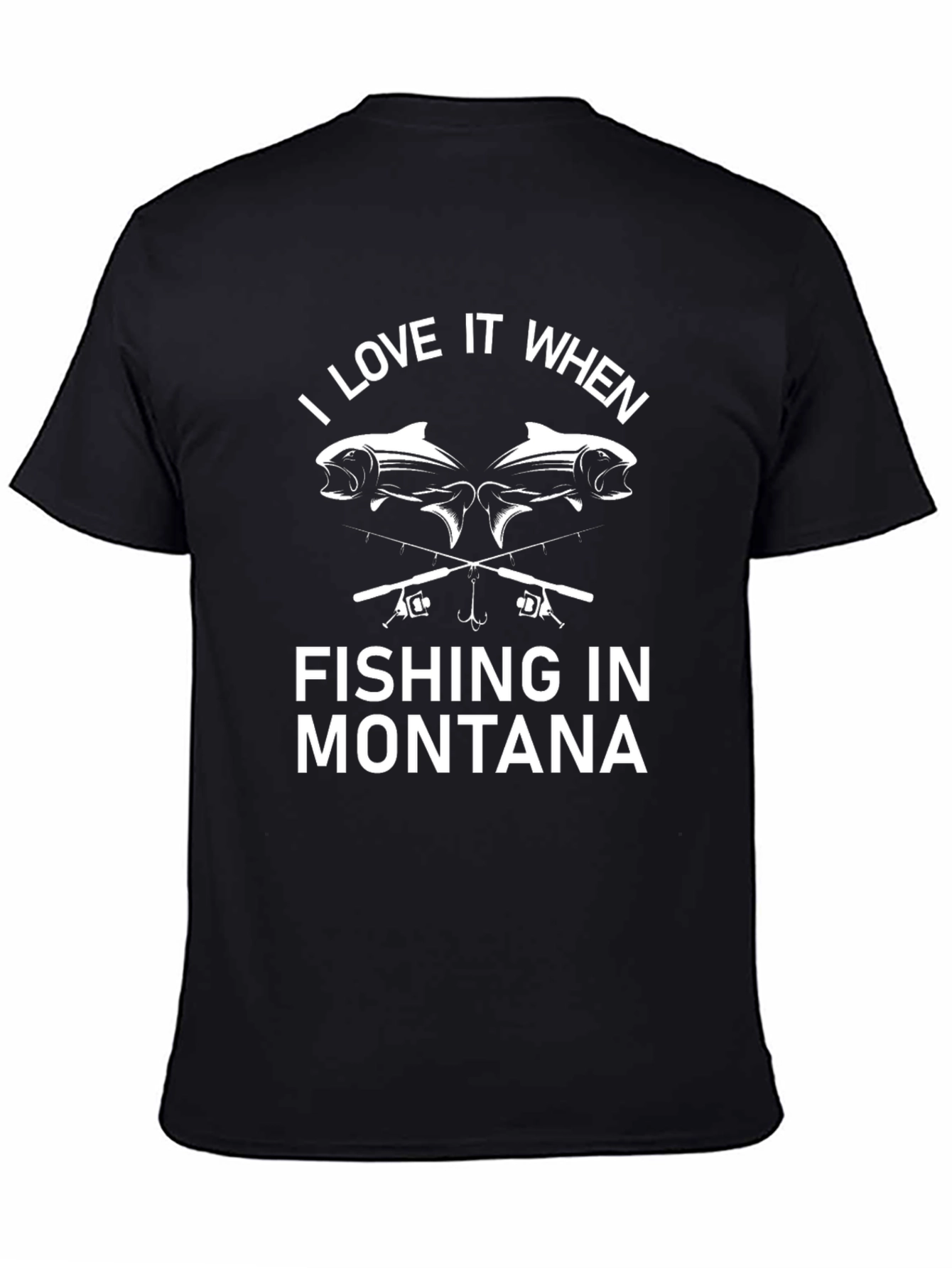 Fishing in Montana Graphic Tee