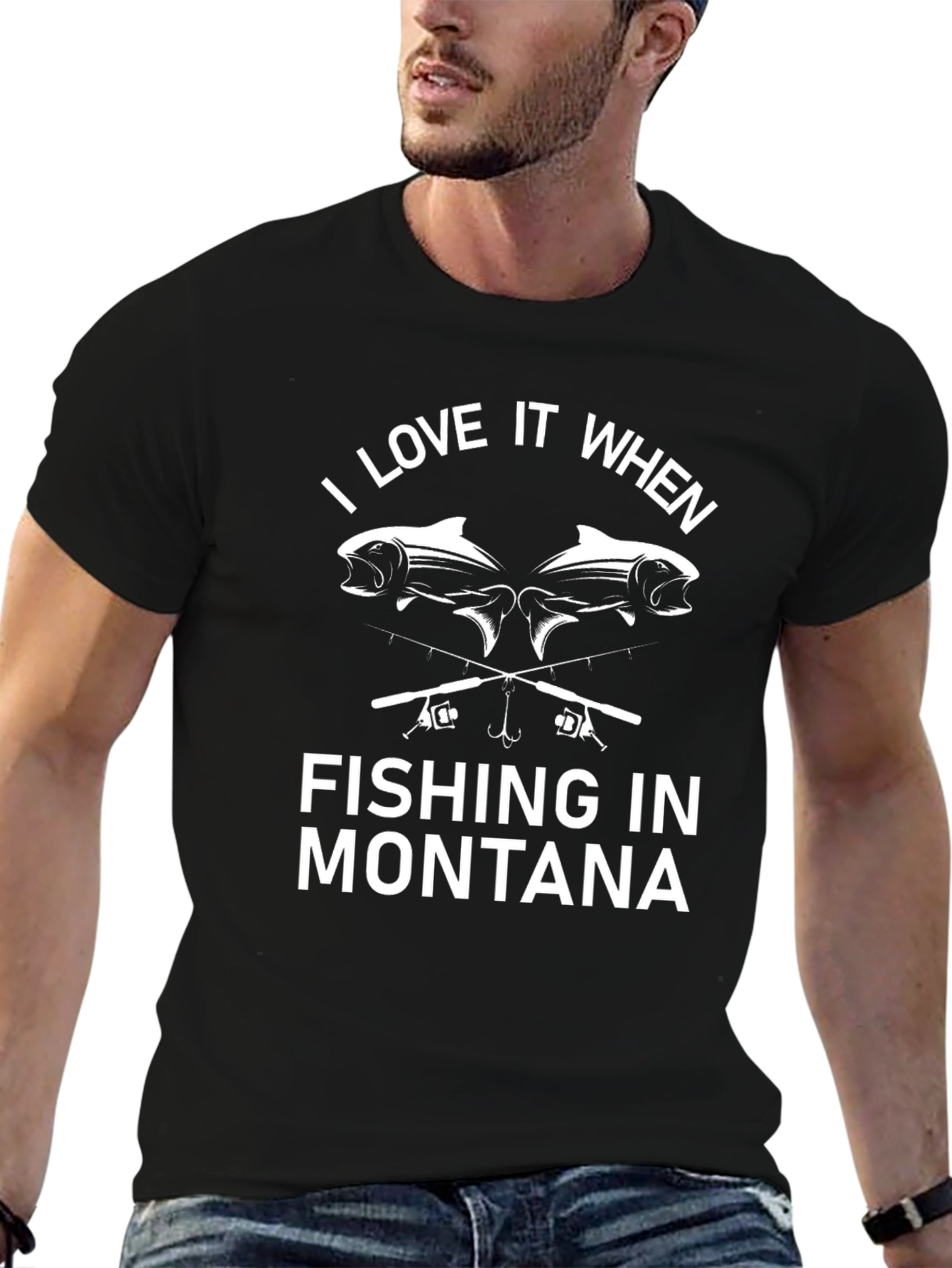 Fishing in Montana Graphic Tee