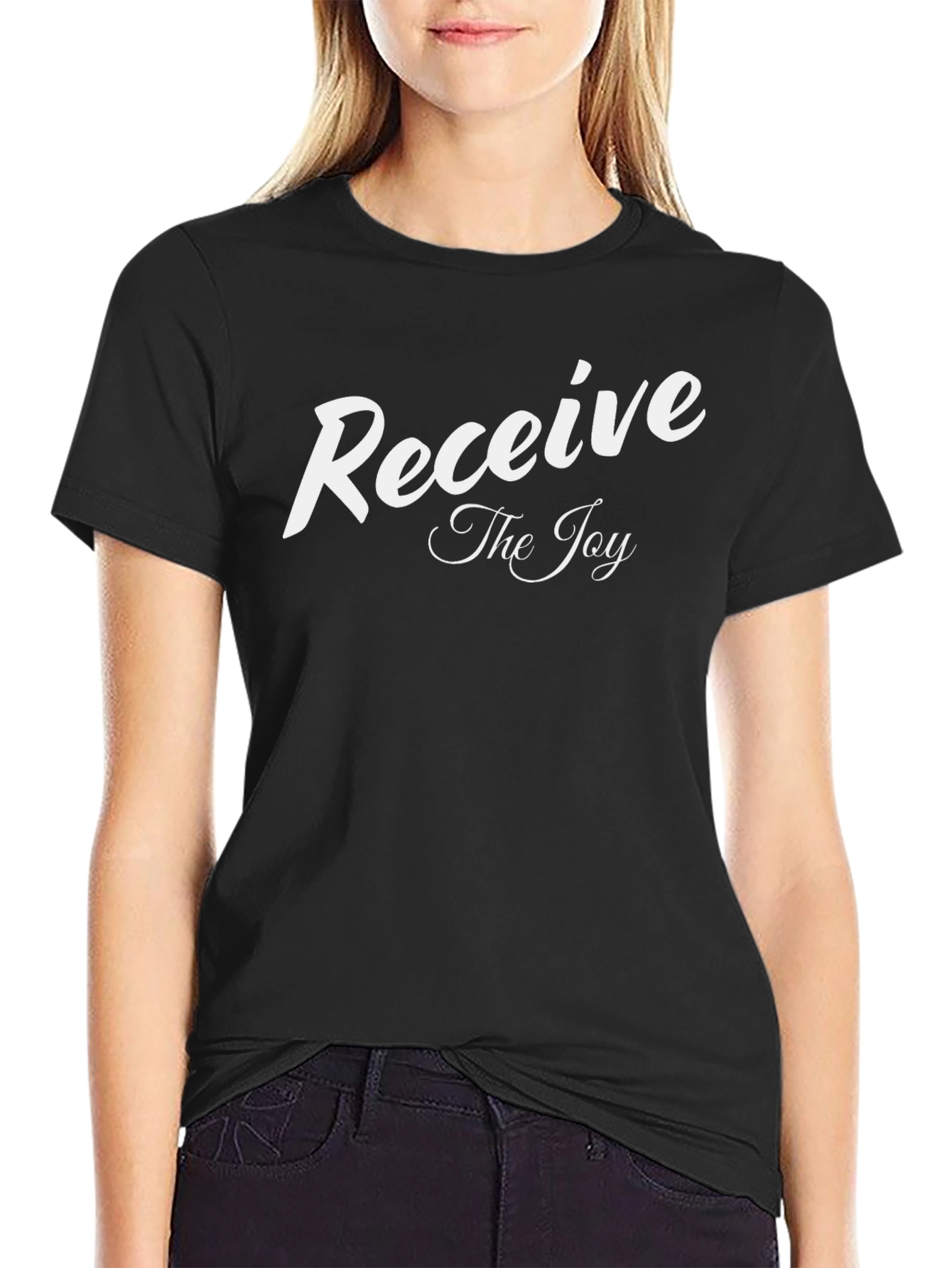 Receive The Joy T-Shirt - Black