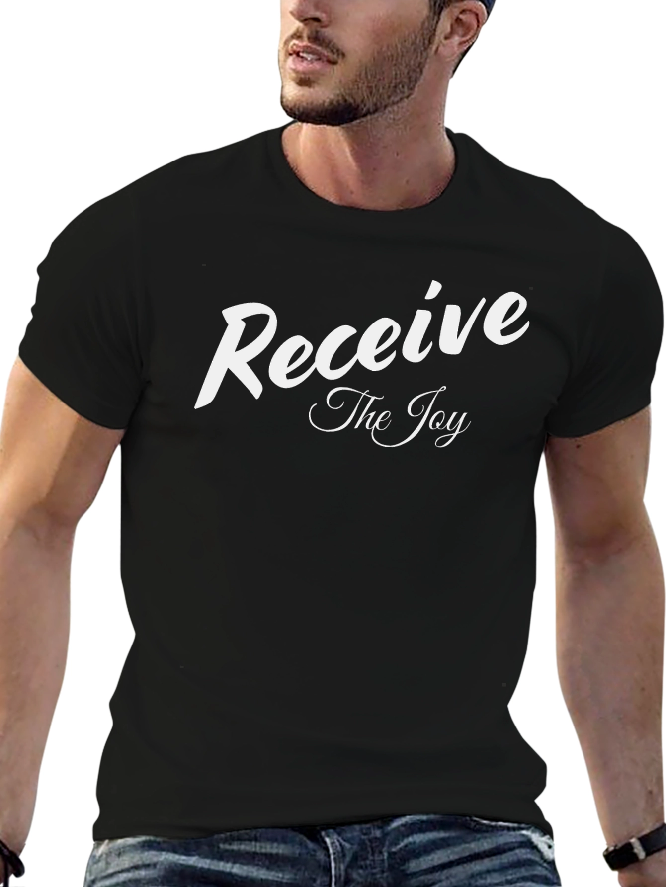Receive The Joy T-Shirt - Black