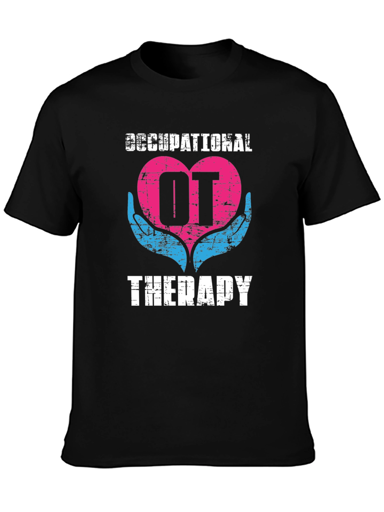 Occupational Therapy OT Heart Hands Graphic T-Shirt