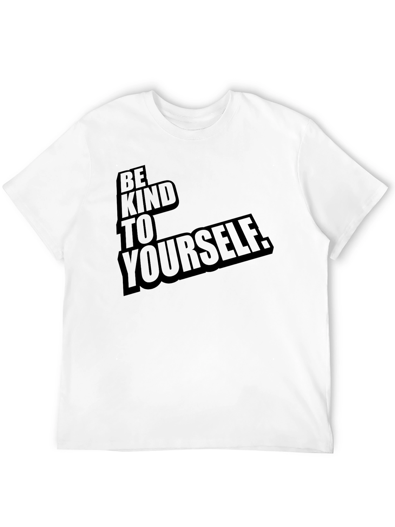Be Kind to Yourself Graphic Tee - Black