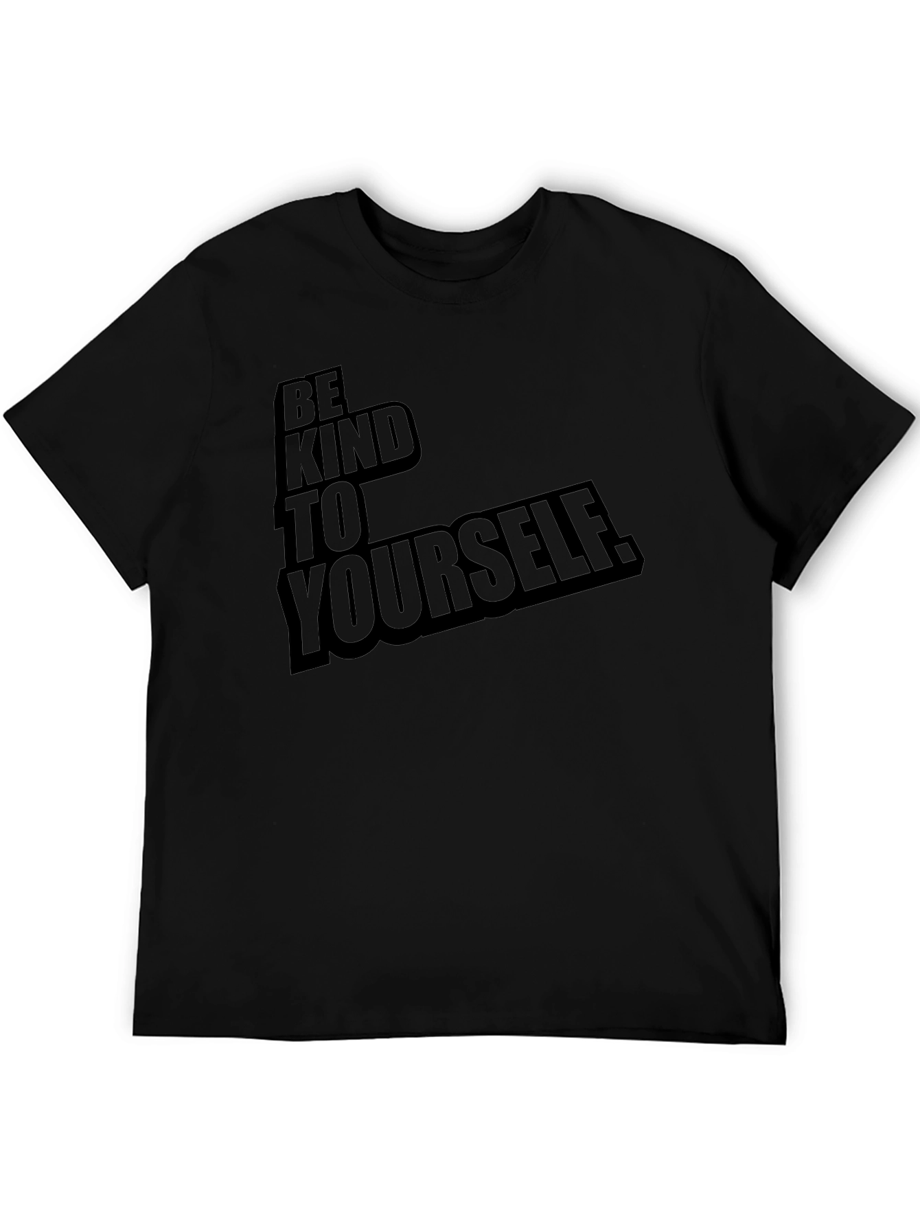 Be Kind to Yourself Graphic Tee - Black