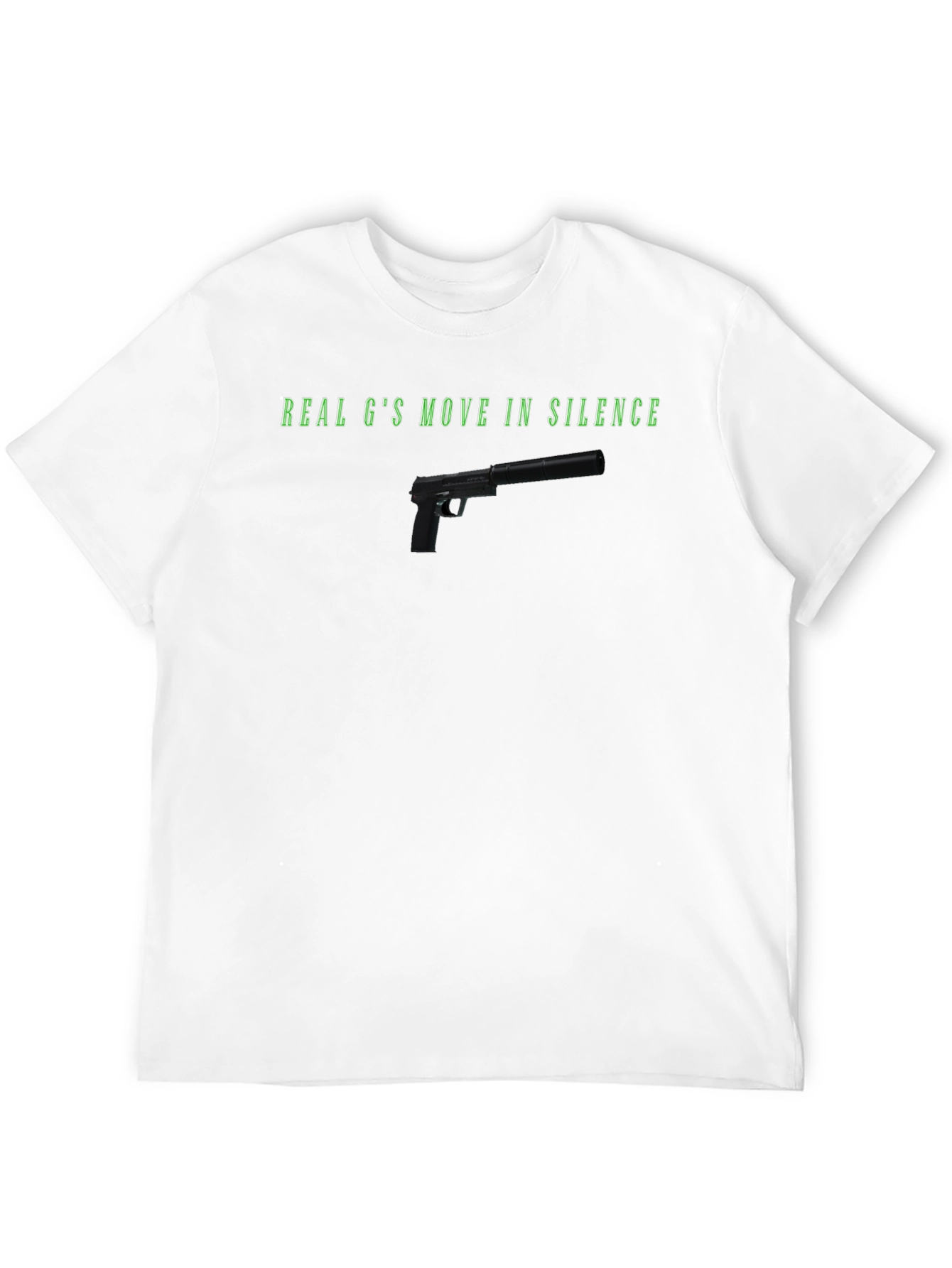Real Gs Move In Silence T-Shirt - Black
