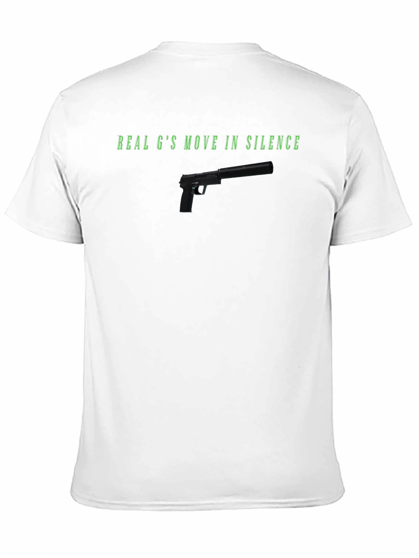 Real Gs Move In Silence T-Shirt - Black