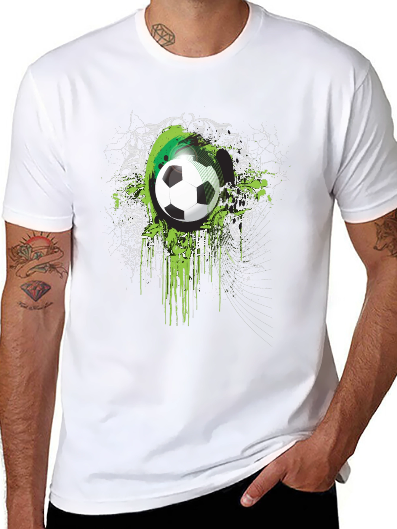 Soccer Splash Graphic T-Shirt