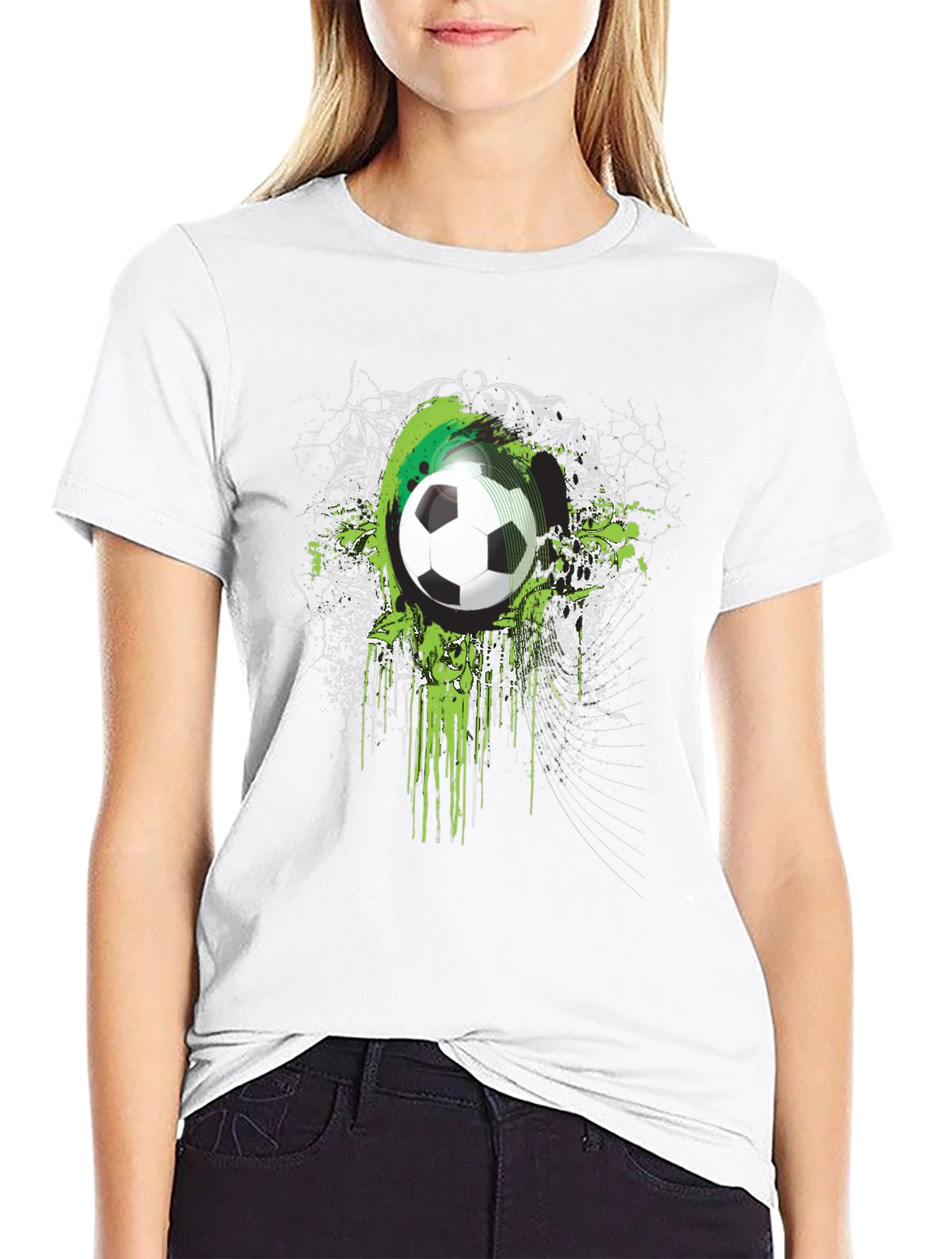 Soccer Splash Graphic T-Shirt